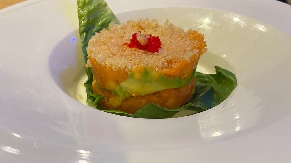 Spicy Mango Salmon Tartar