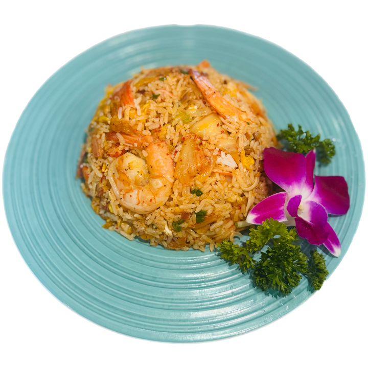 Kimchi Seafood Fried Rice