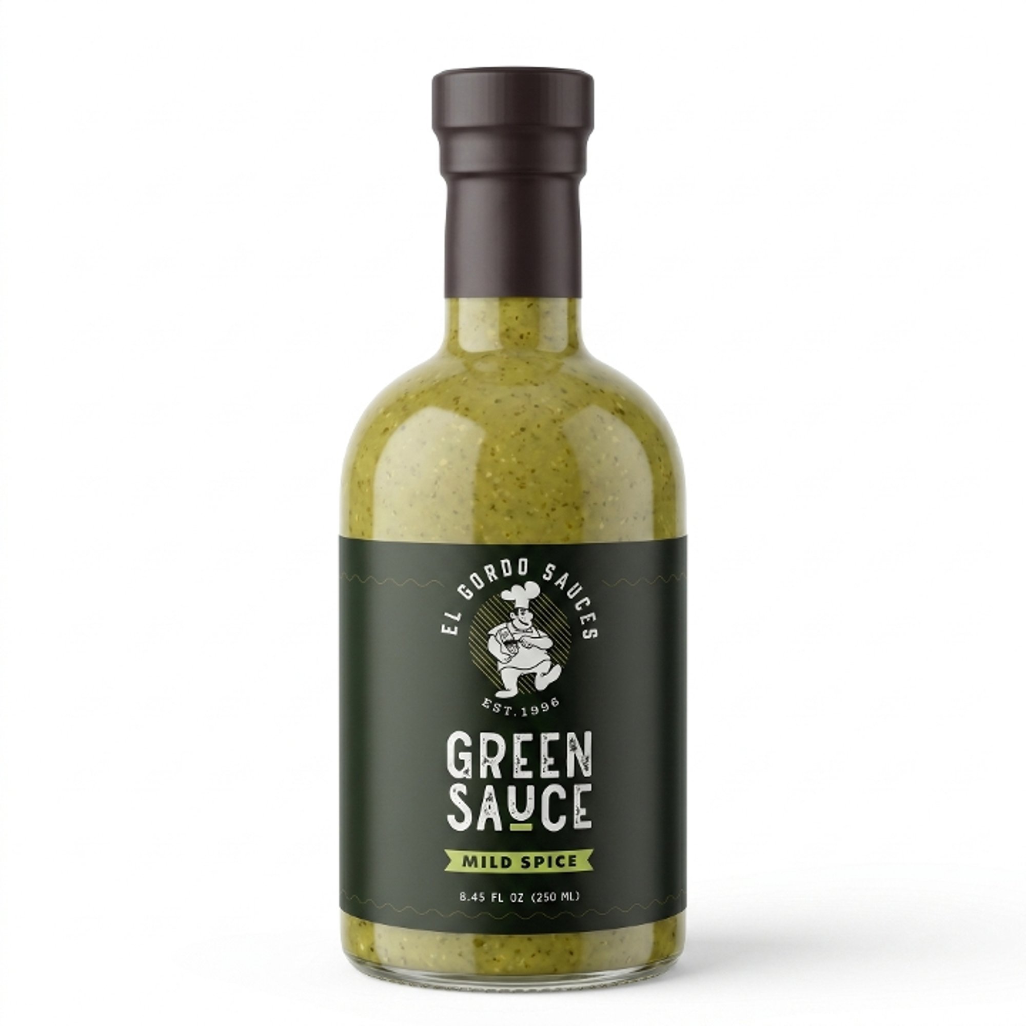Green Sauce Bottle