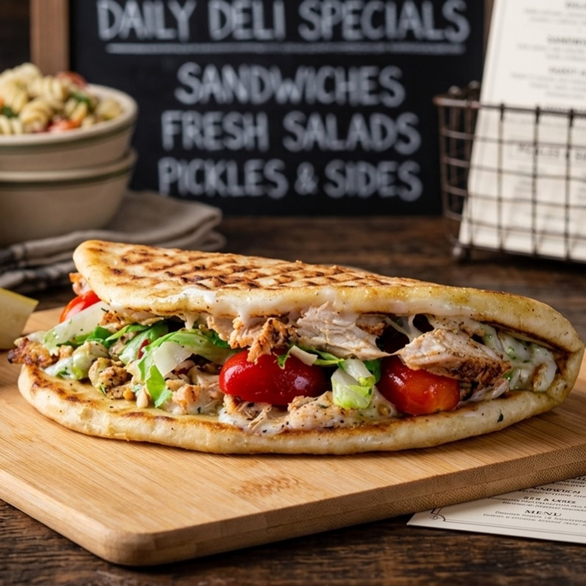 Pesto Chicken Panini