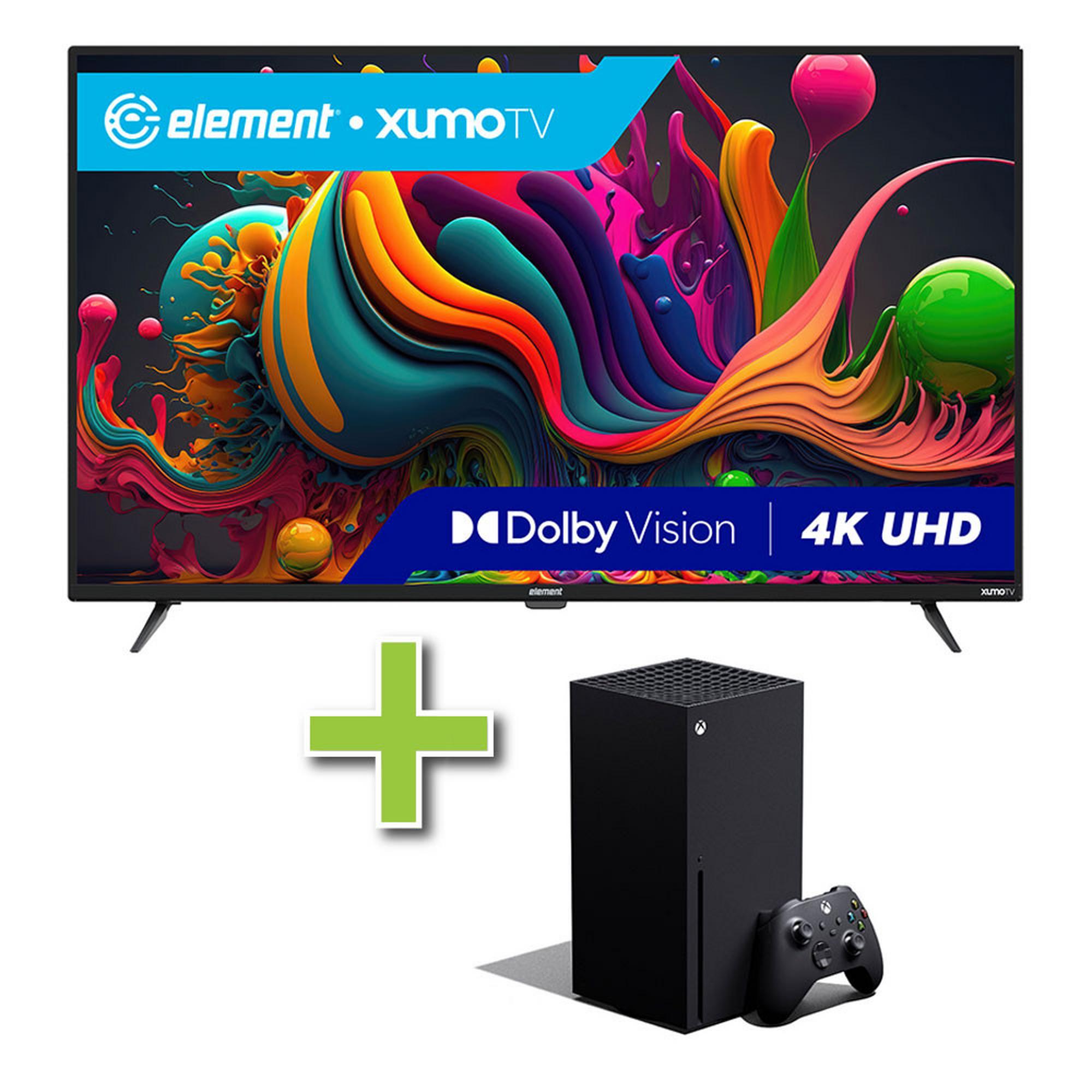 50" Element Xumo 4K Ultra HD Smart TV & Xbox Series X 1TB Console