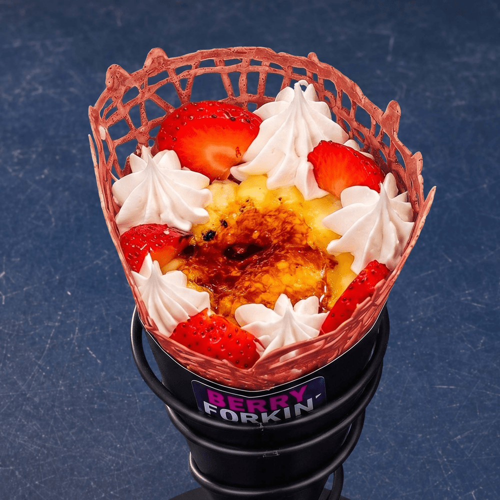 Creamberry Brûlé — Strawberry Crème Brûlée Crepe
