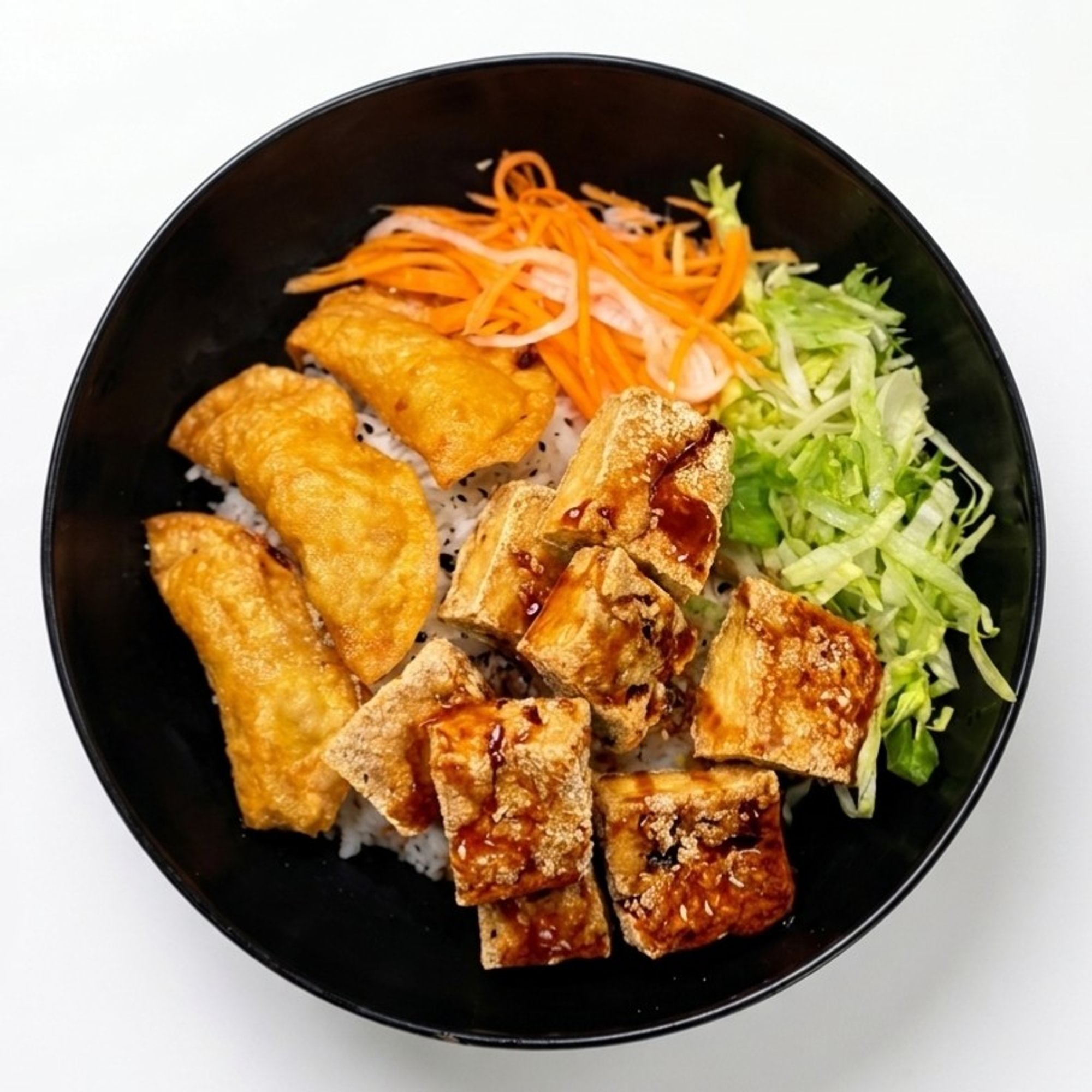 Fried Tofu Rice Combo