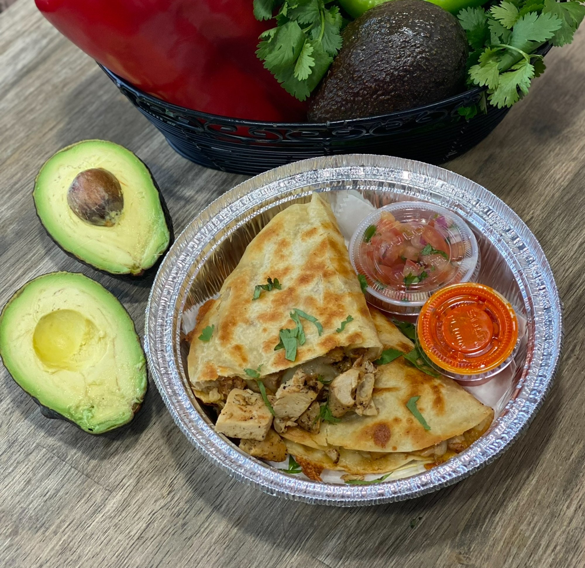 Grilled Chicken Quesadilla