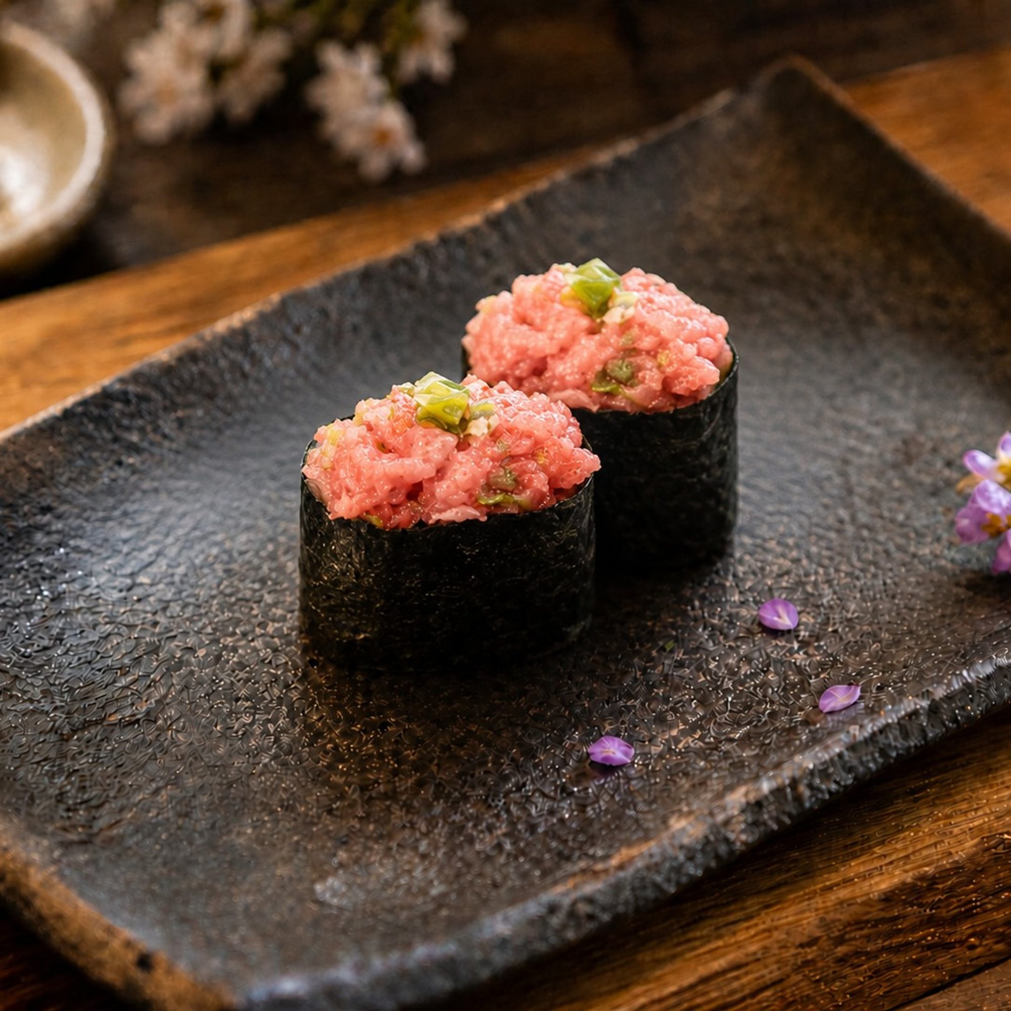 Negitoro Sushi (2pcs)