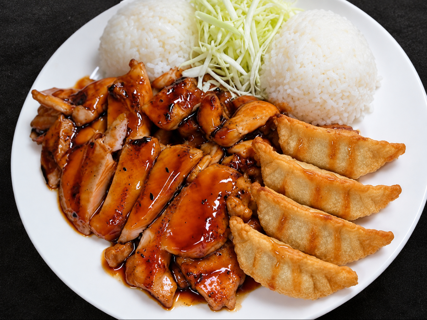 Chicken Teriyaki + Gyoza