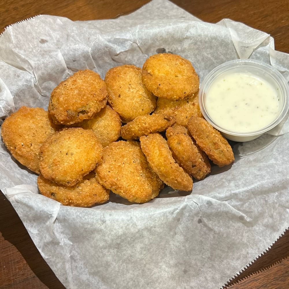Spicy Fried Pickles