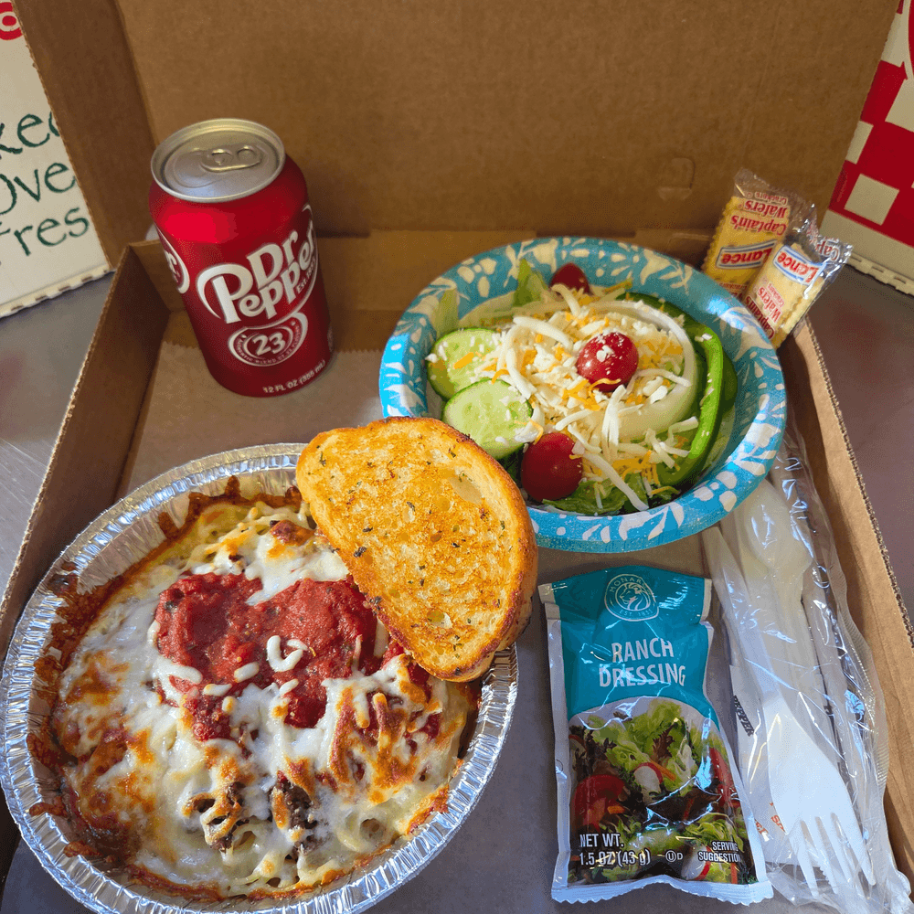 Lunch Dinner Box Spaghetti