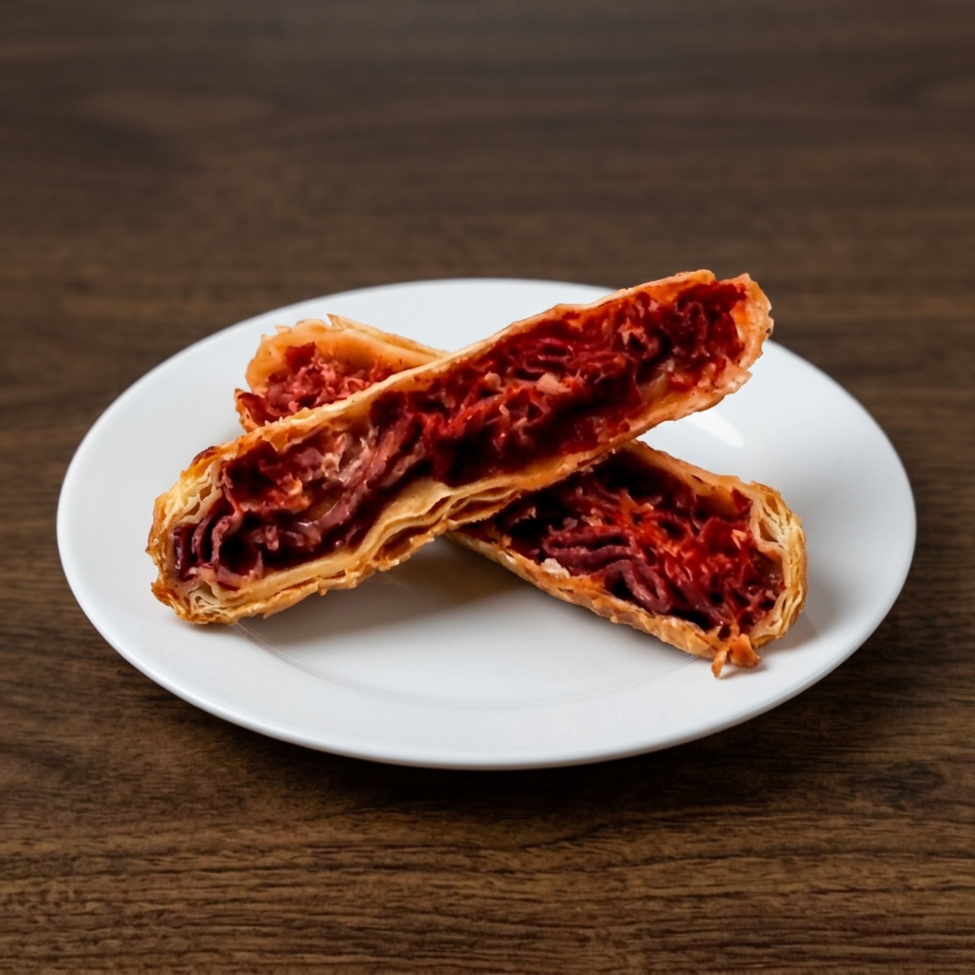 Pastrami Egg Roll