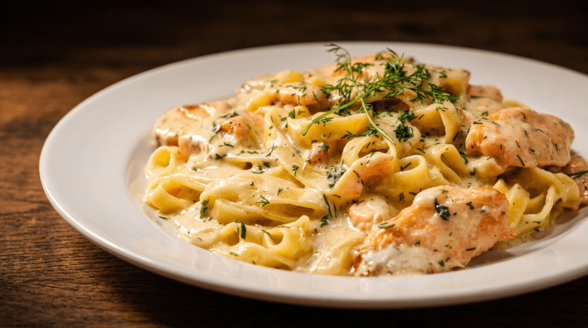 Fettuccine Salmon