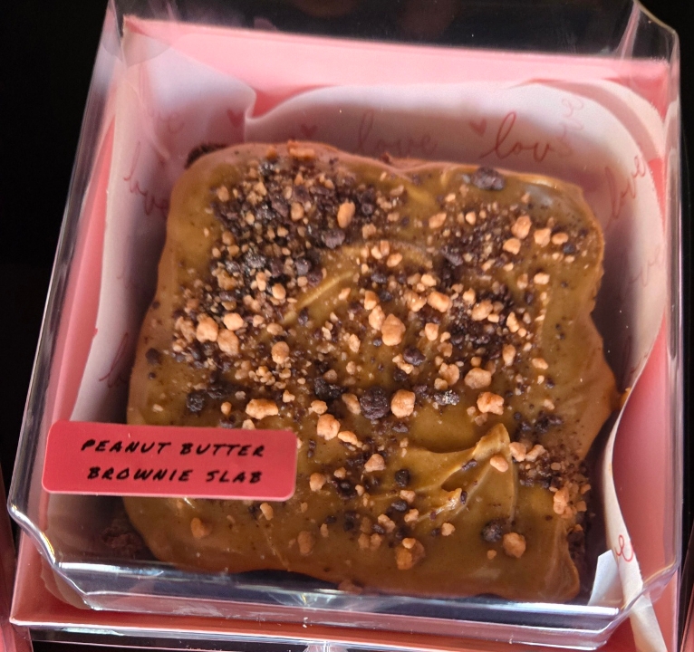 Peanut Butter Brownie slab