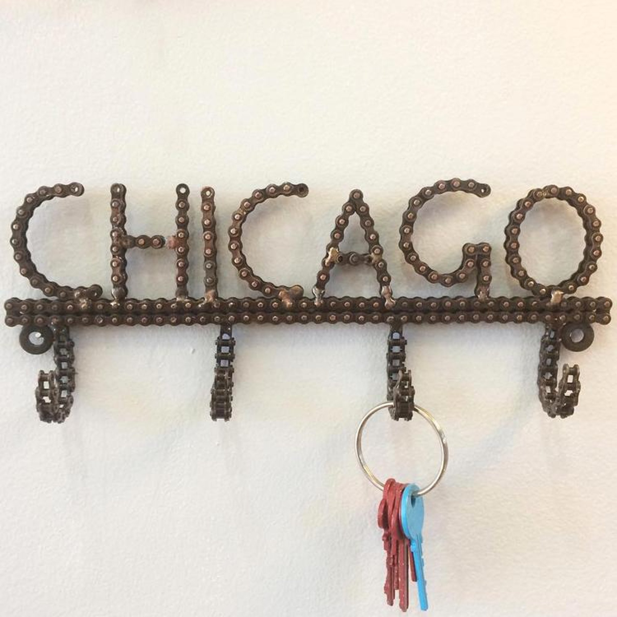Chicago Bike Chain Keyhole
