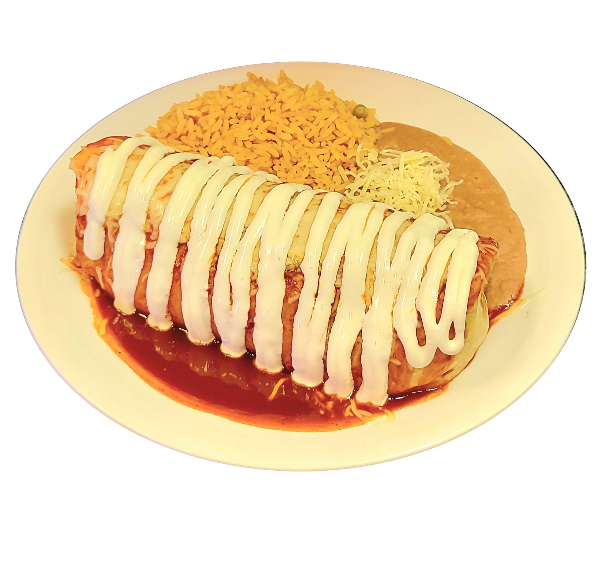 Wet Burrito Plate