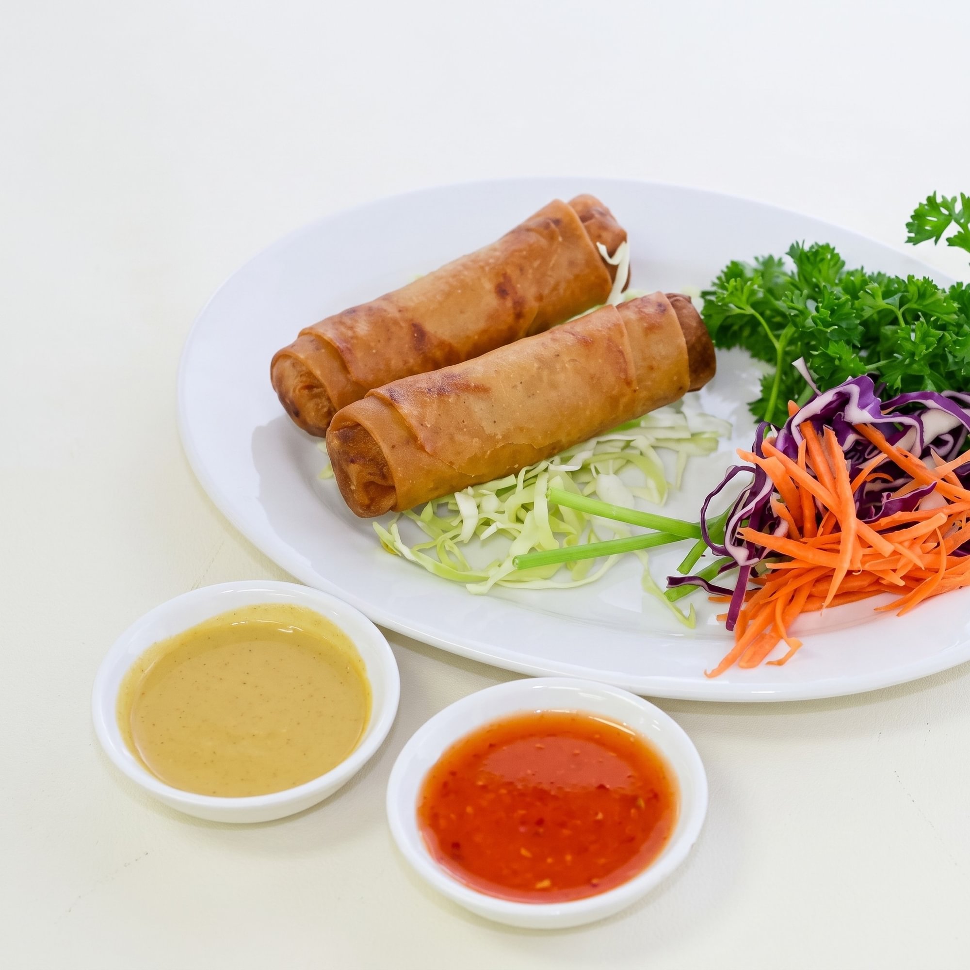 Thai Crispy Spring Egg Rolls