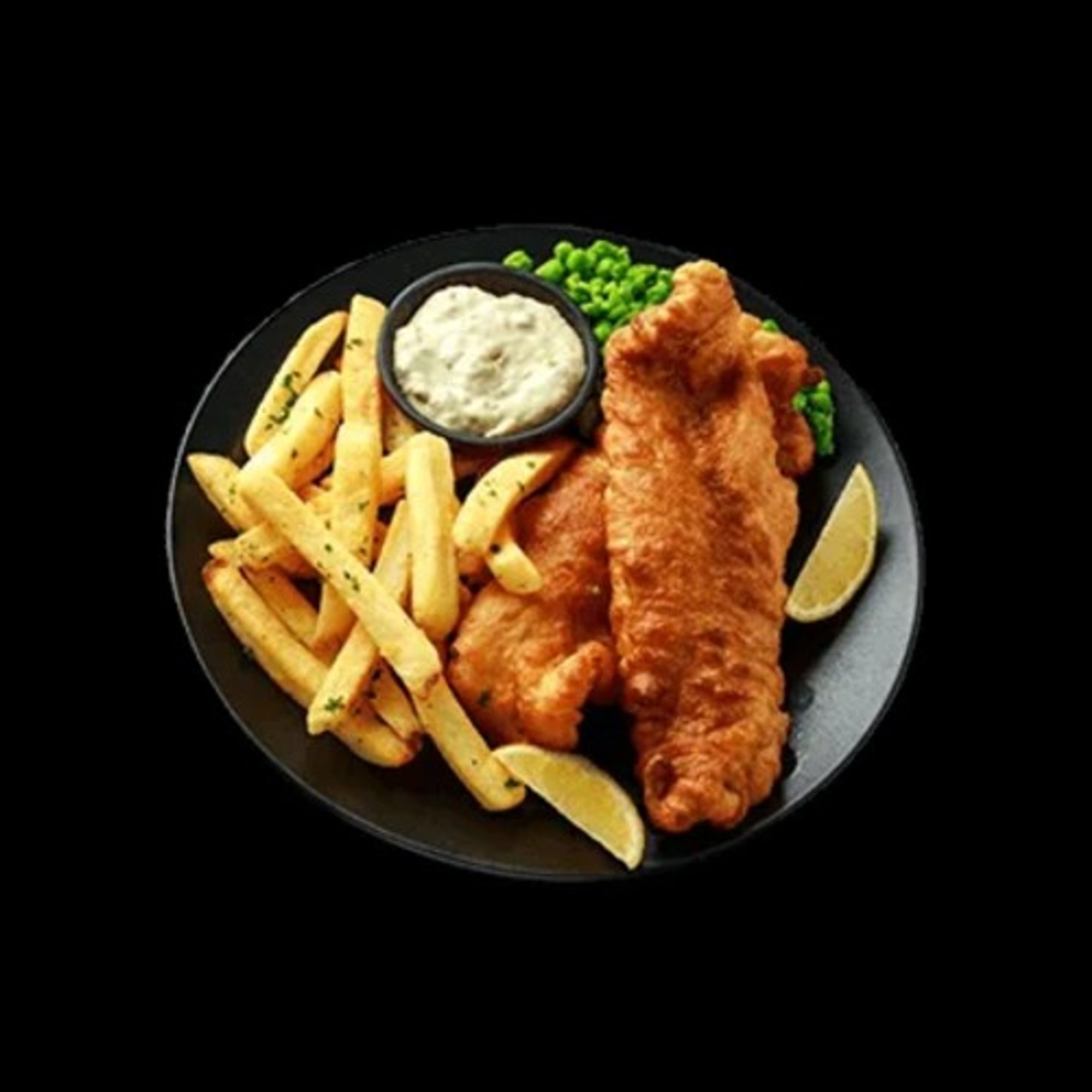 Fish & Chips (2 Pieces)