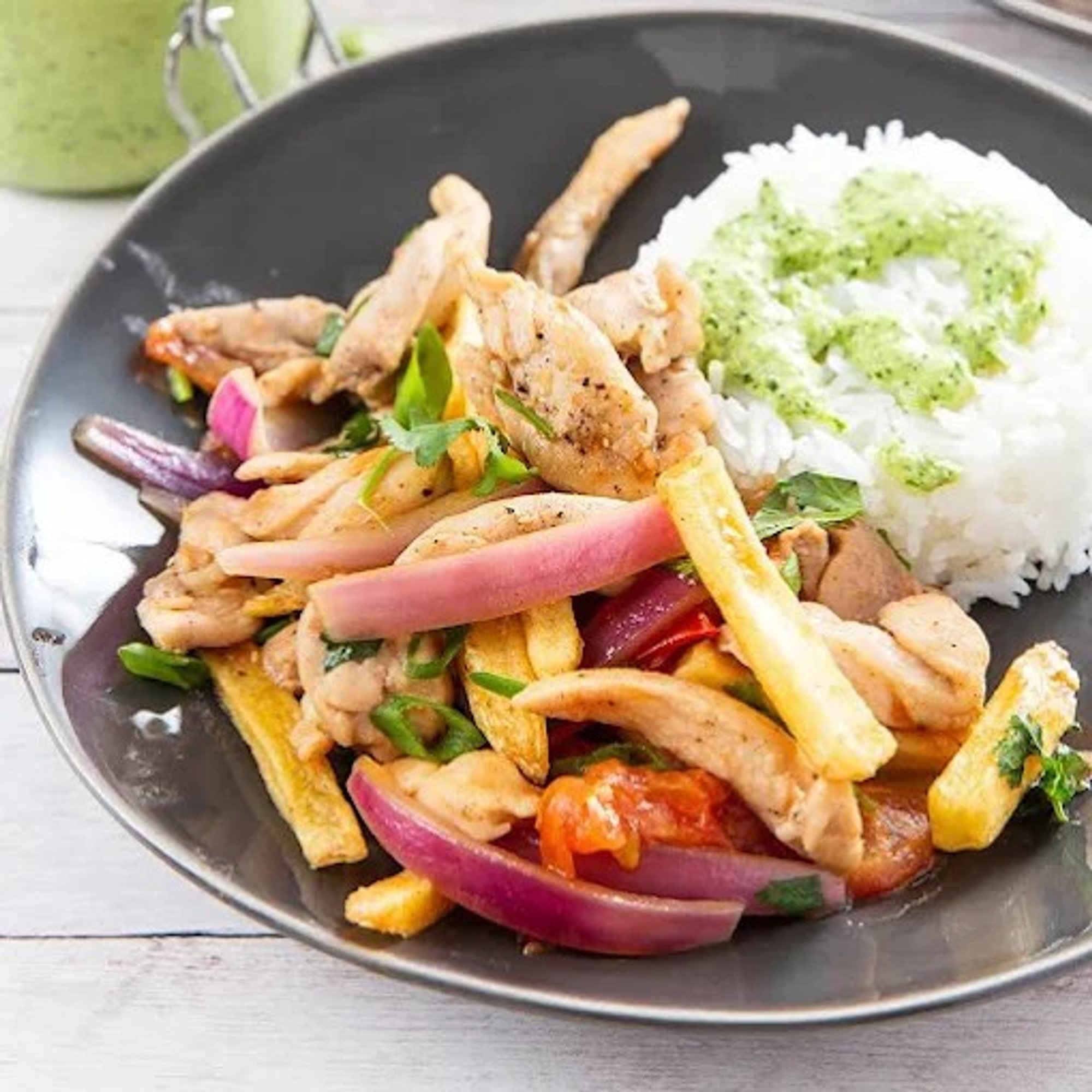 Pollo Saltado Chicken