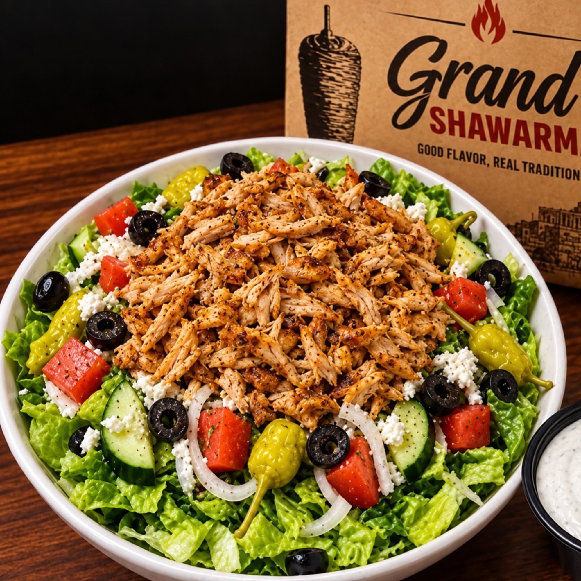 Chicken Shawarma Salad