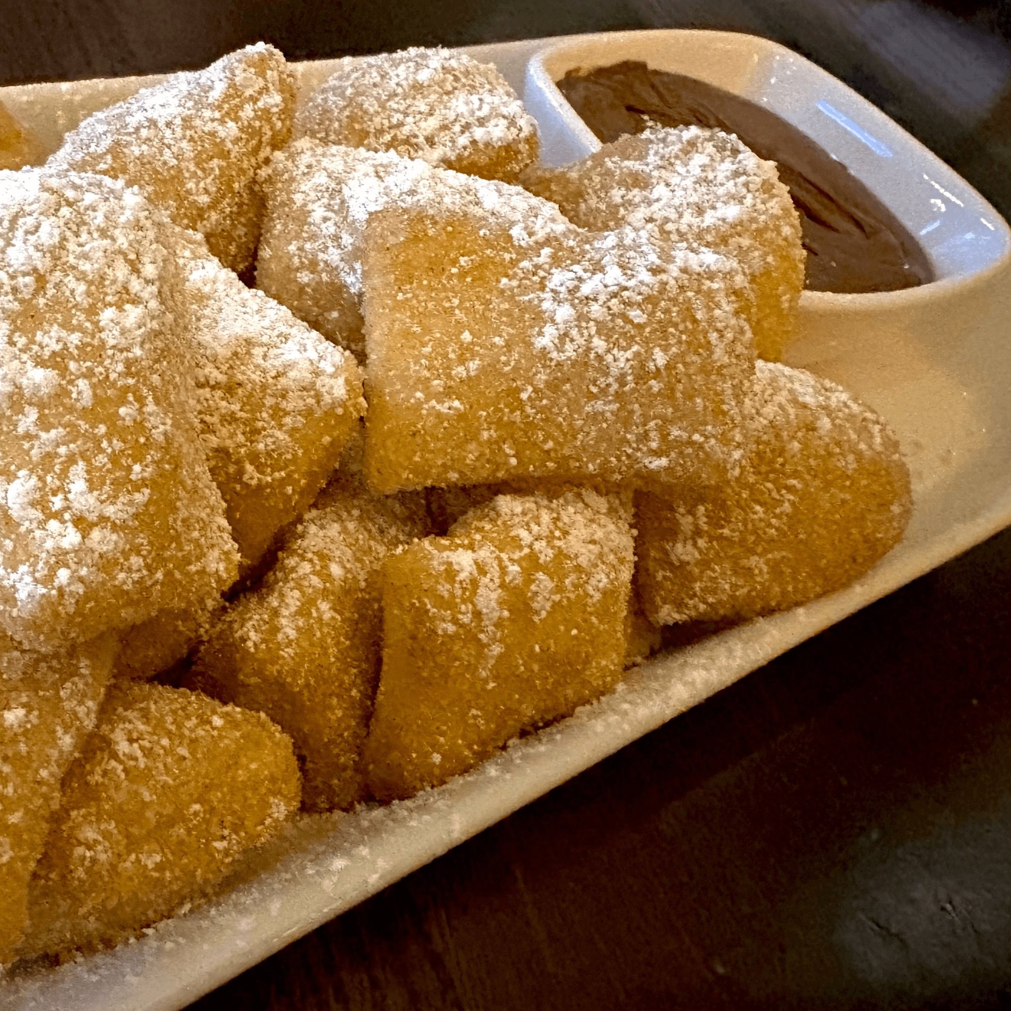 Zeppole with Nutella