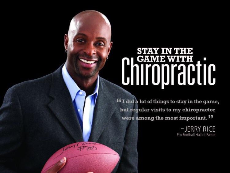 Is awesome story of a football player from little known Mississippi Valey St.  who frequently sought chiropractic care to help him become one of the best ever