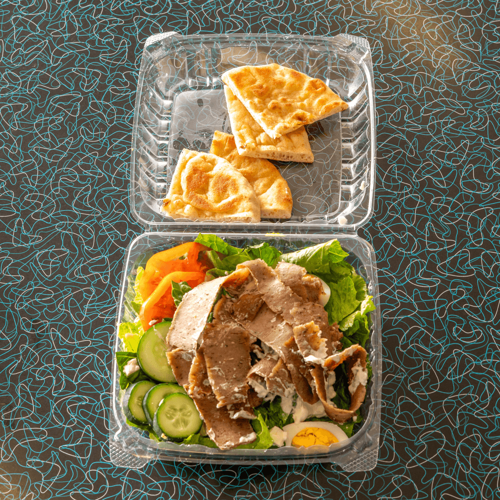 Greek Salad Chicken Gyros
