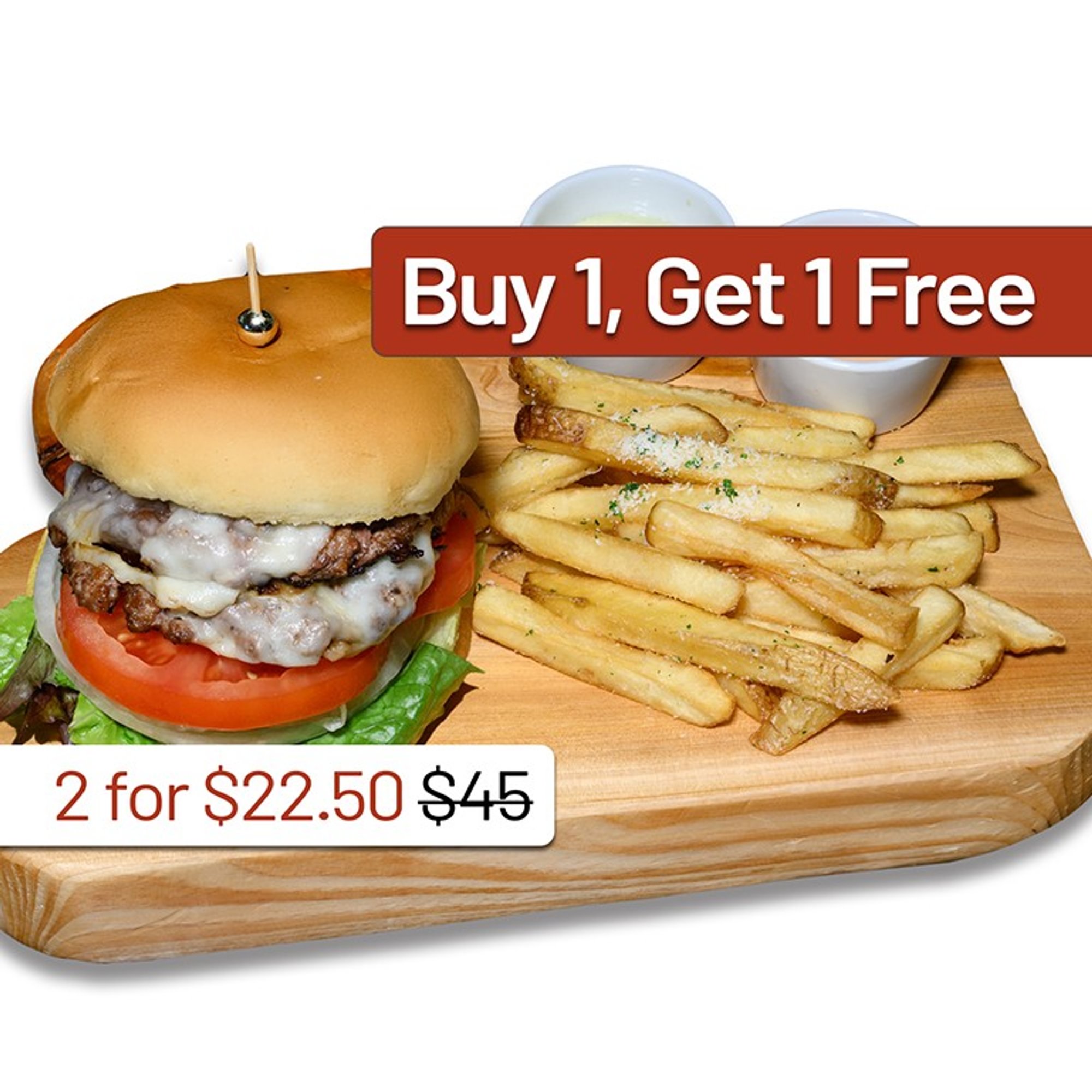 BOGO Turner NZ Smash Burger - Order One Entree, Receive Two