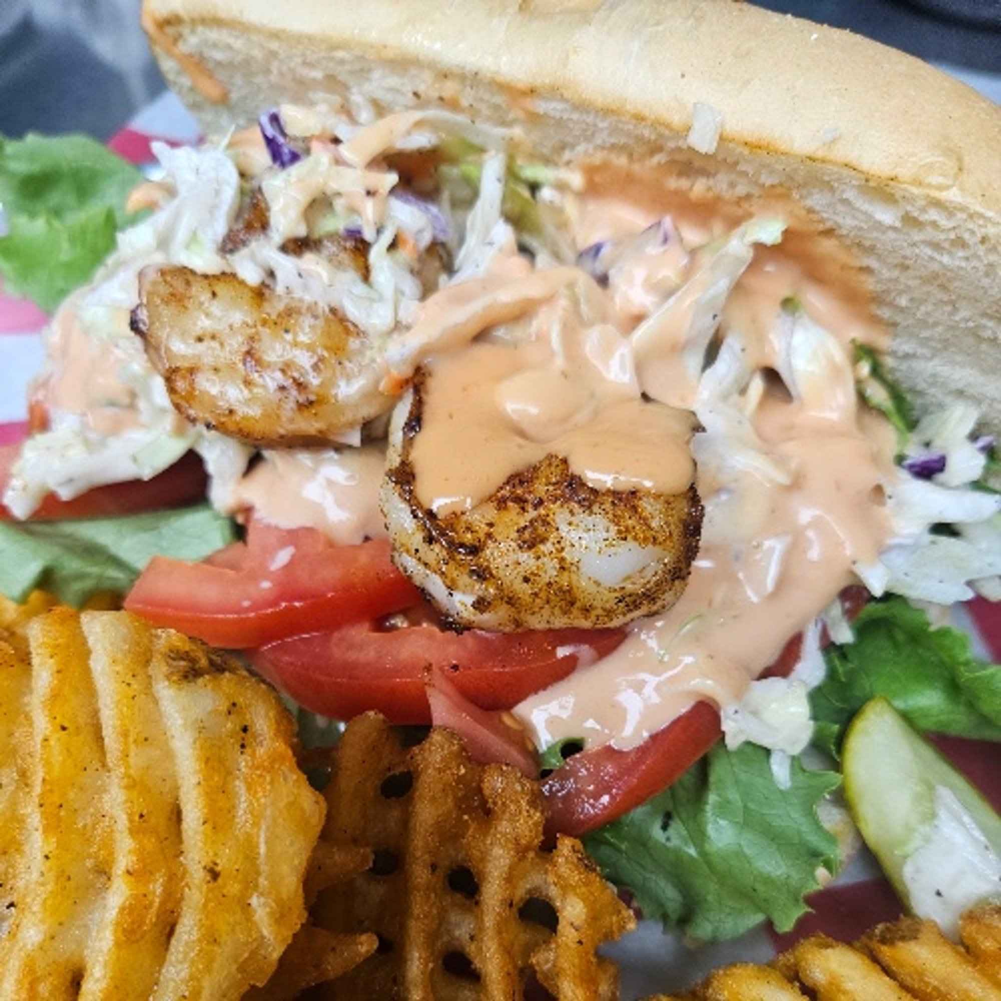 Shrimp Poboy Sandwich