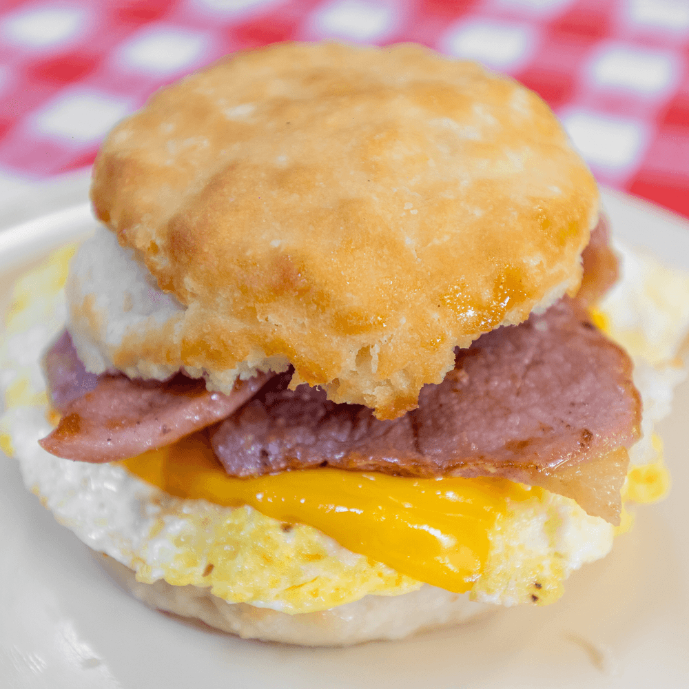 Country Ham, Egg & Cheese Biscuit