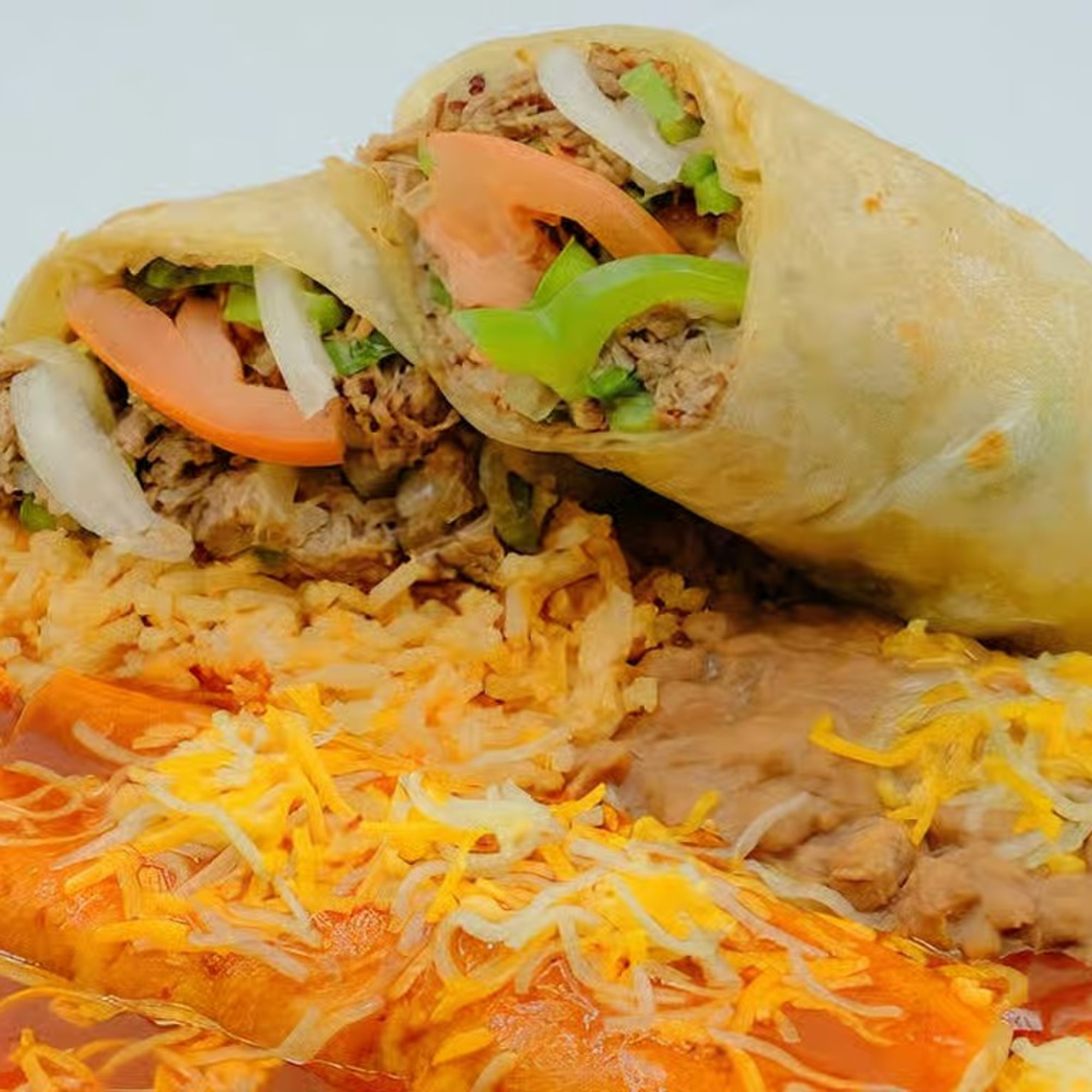 Combo#6 Beef Burrito & Enchilada