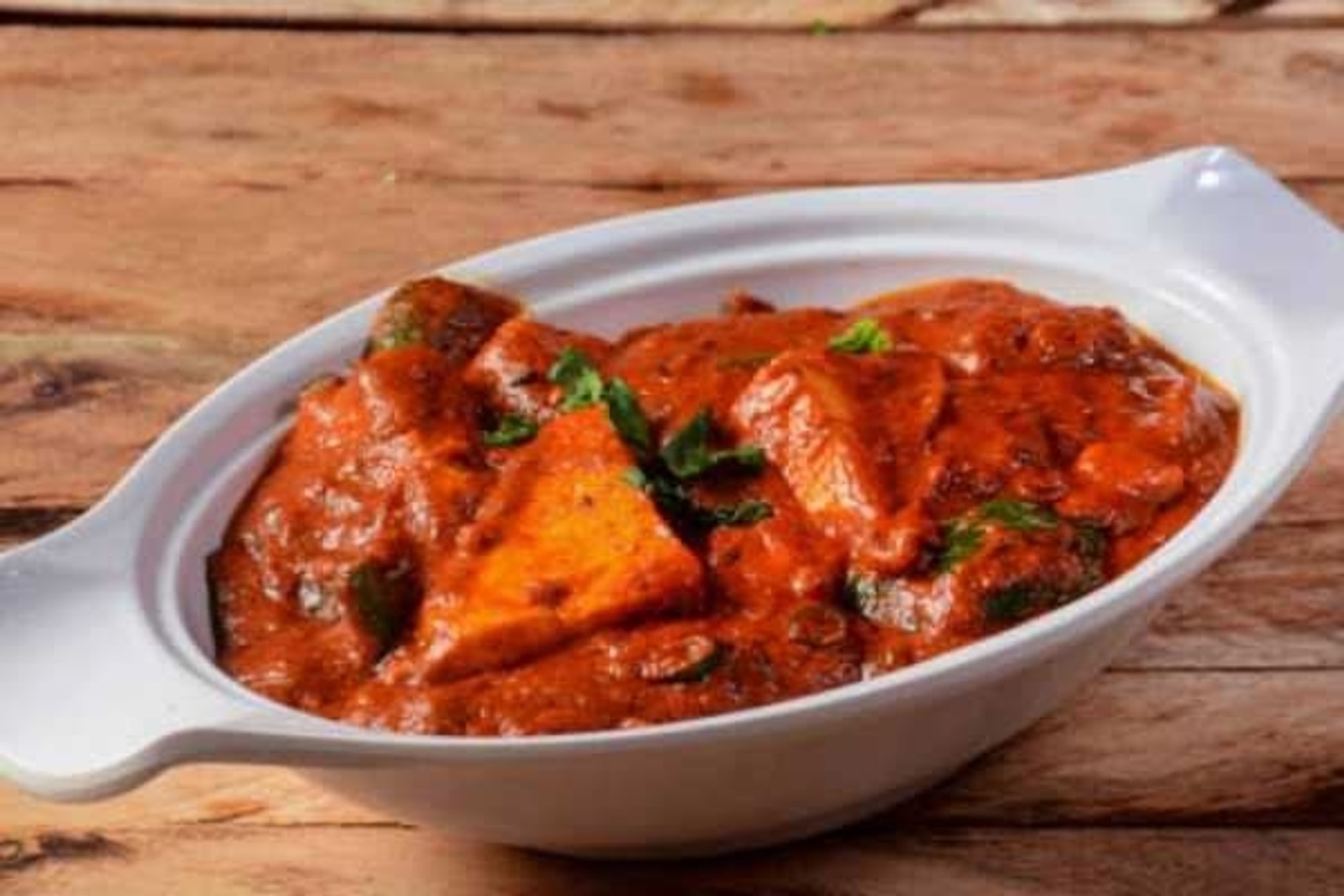 Paneer Tikka Masala and Vegetable Coconut Korma