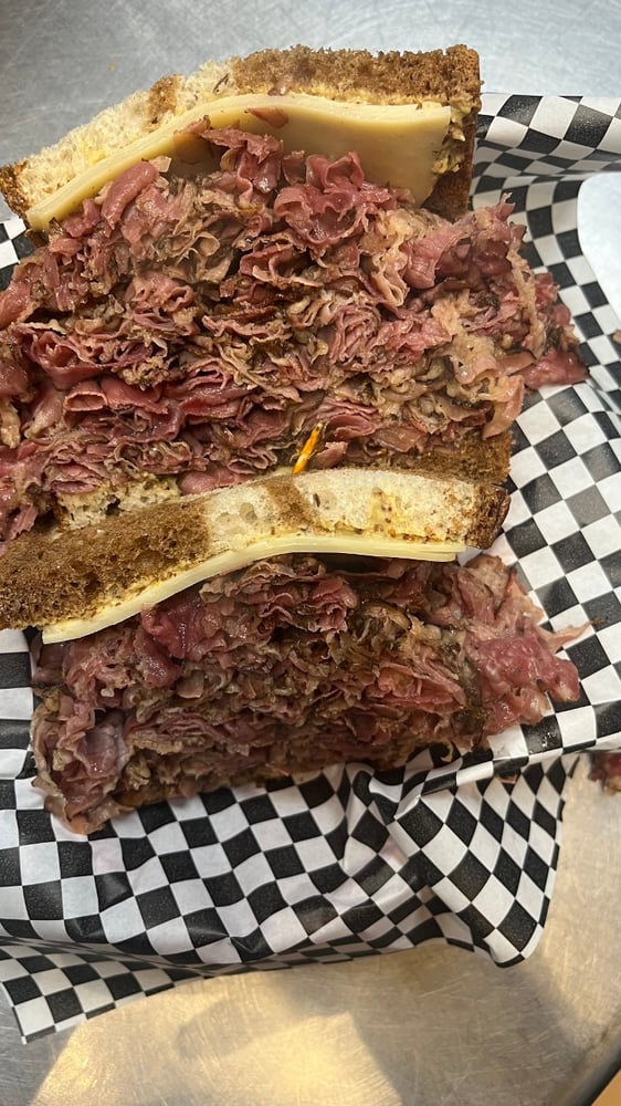 Mega Tsunami Pastrami Sandwich