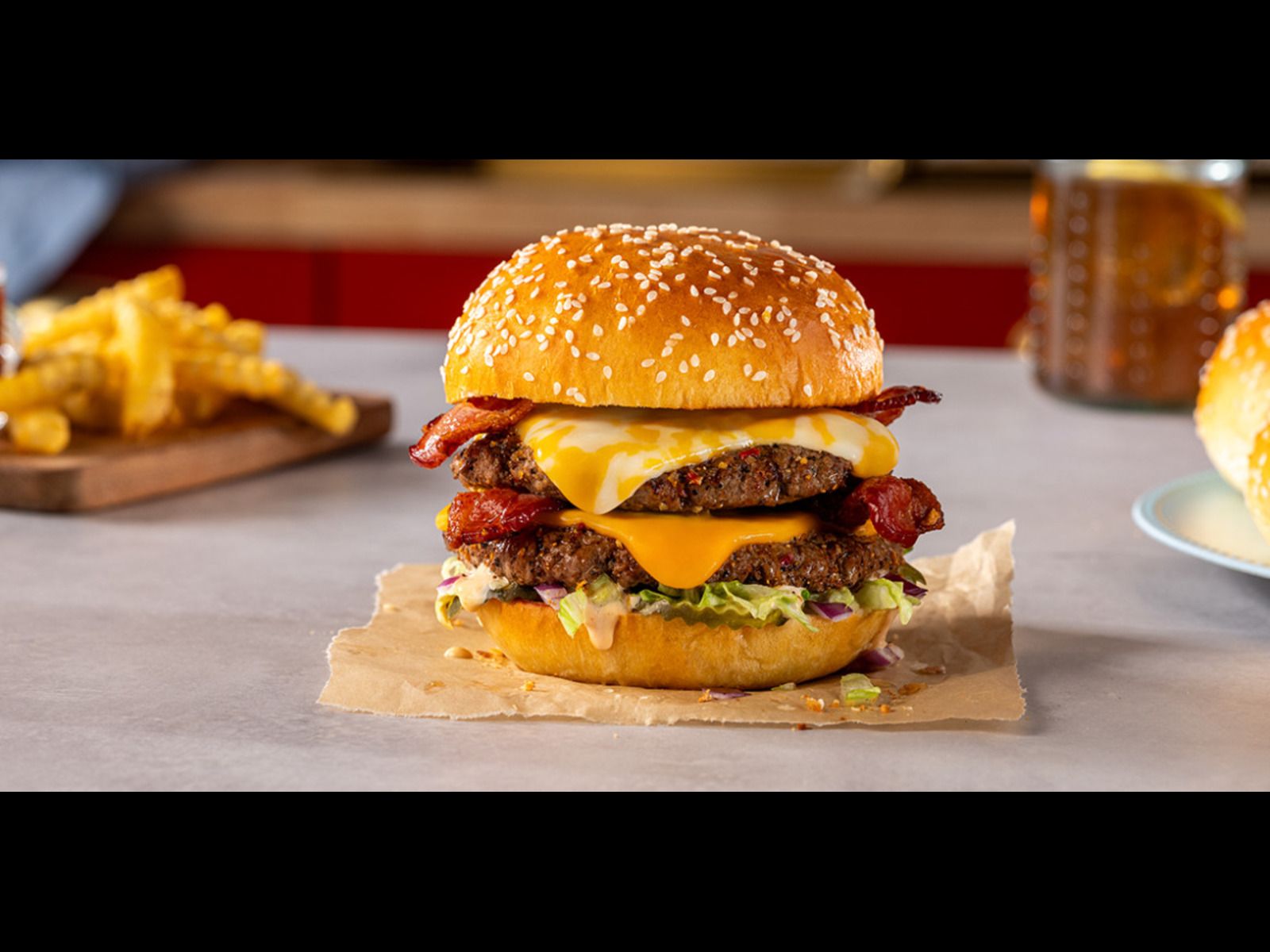 Bacon cheeseburger