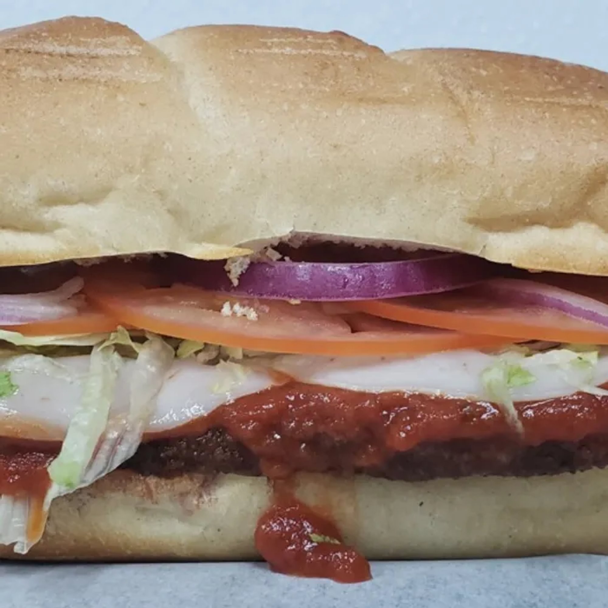 Italian Steak Parmesan Sandwich