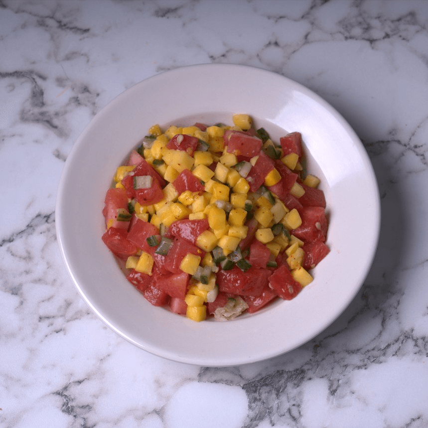 Watermelon Mango Salad