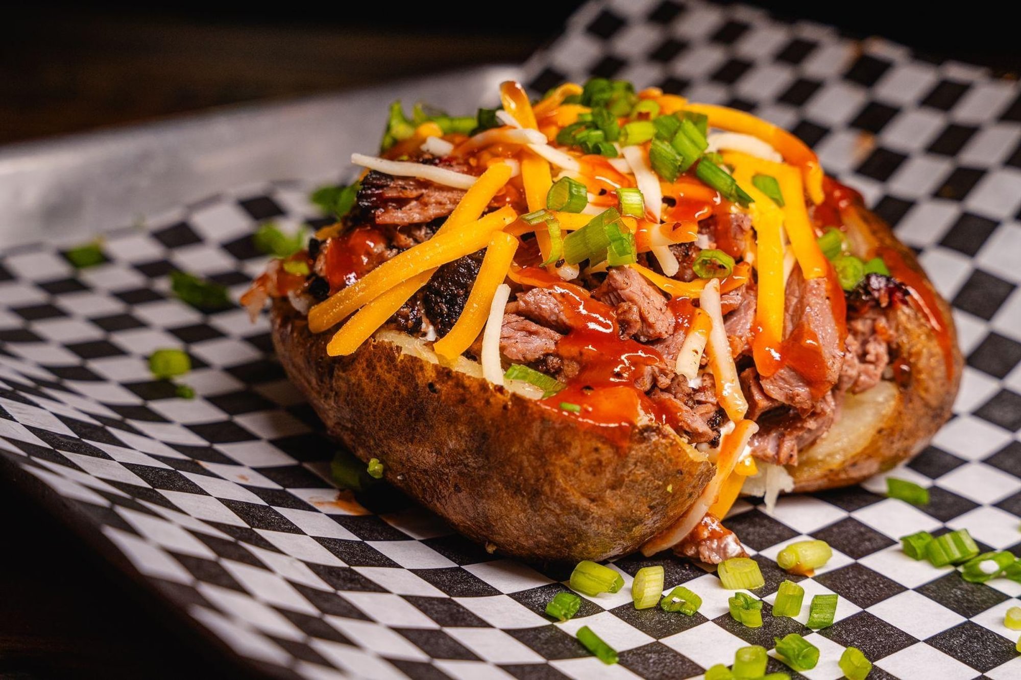 Loaded Baked Potato (No Meat)