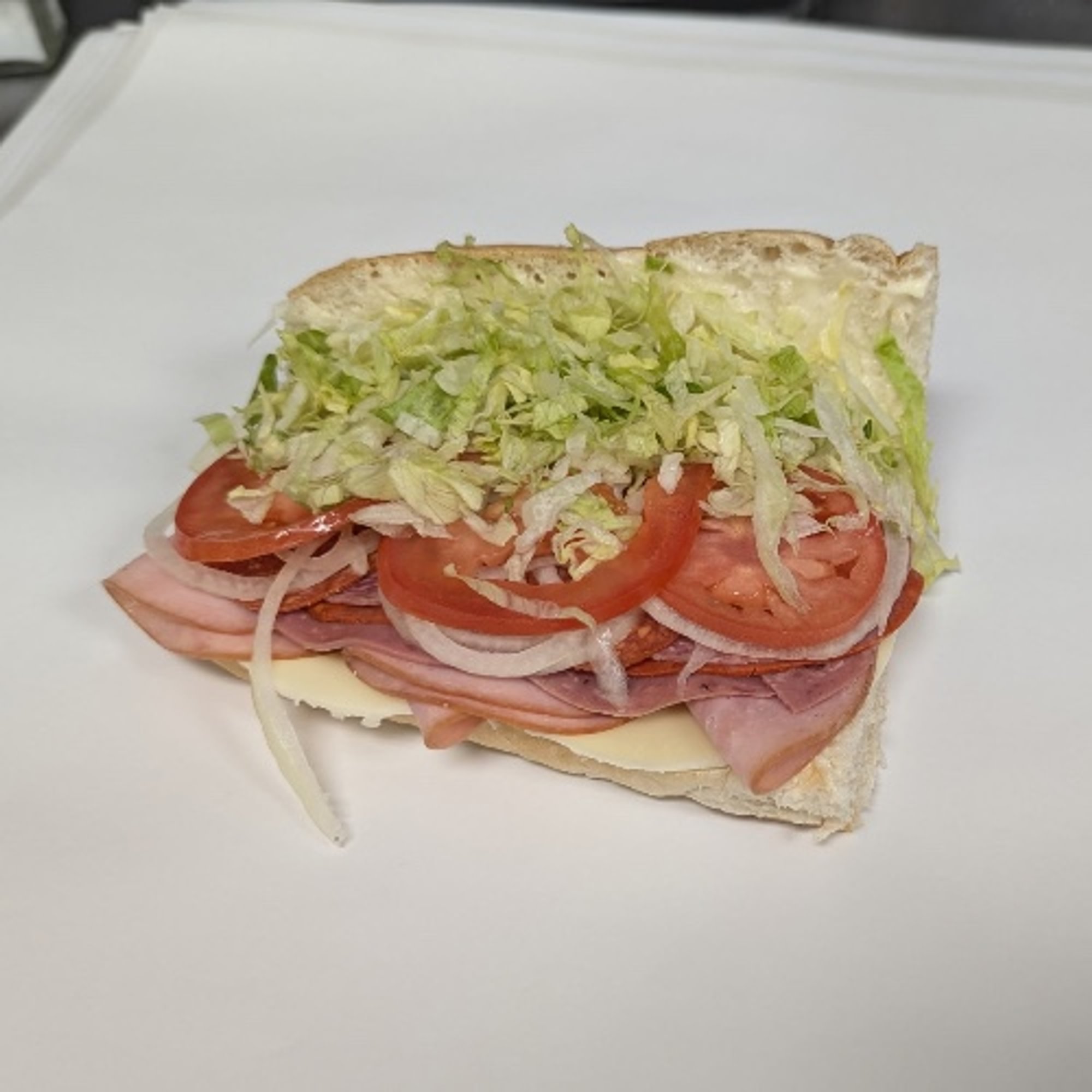 #7 Half Ham Sub.