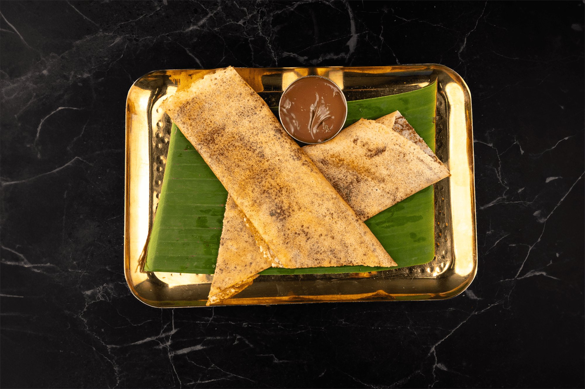 Nutella Dry Fruit Dosa