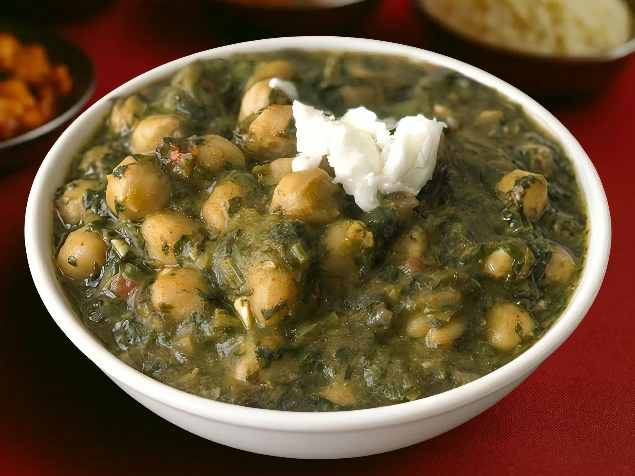 Chana Saag Small