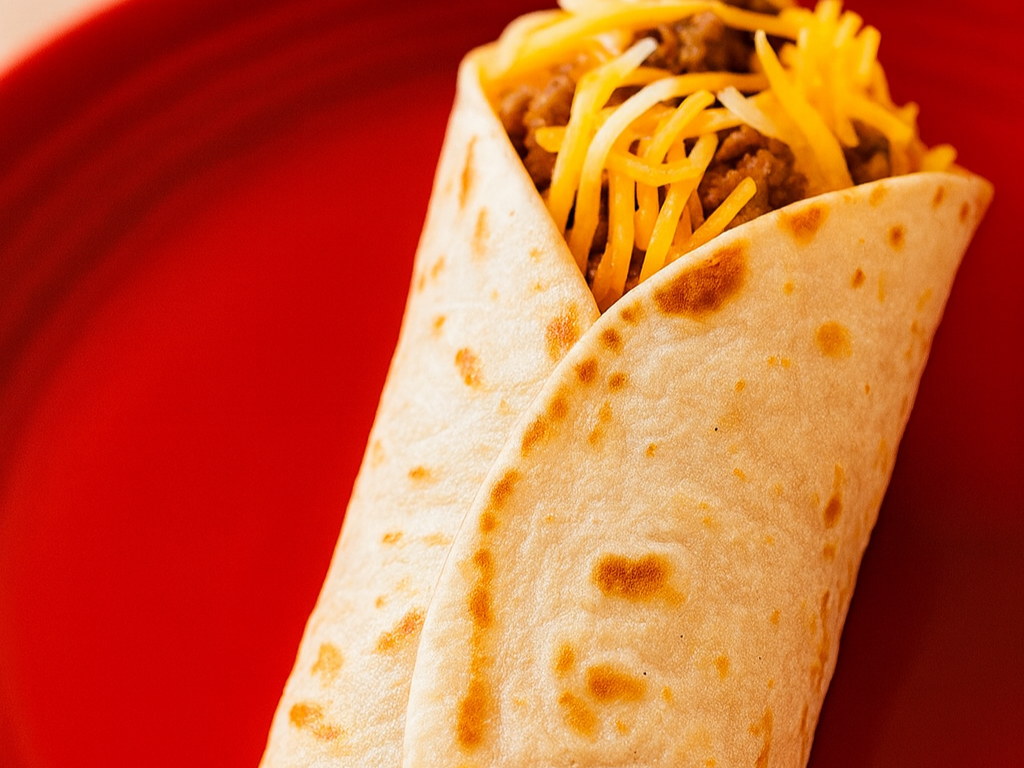 Kids Bean, Beef & Cheese Burrito