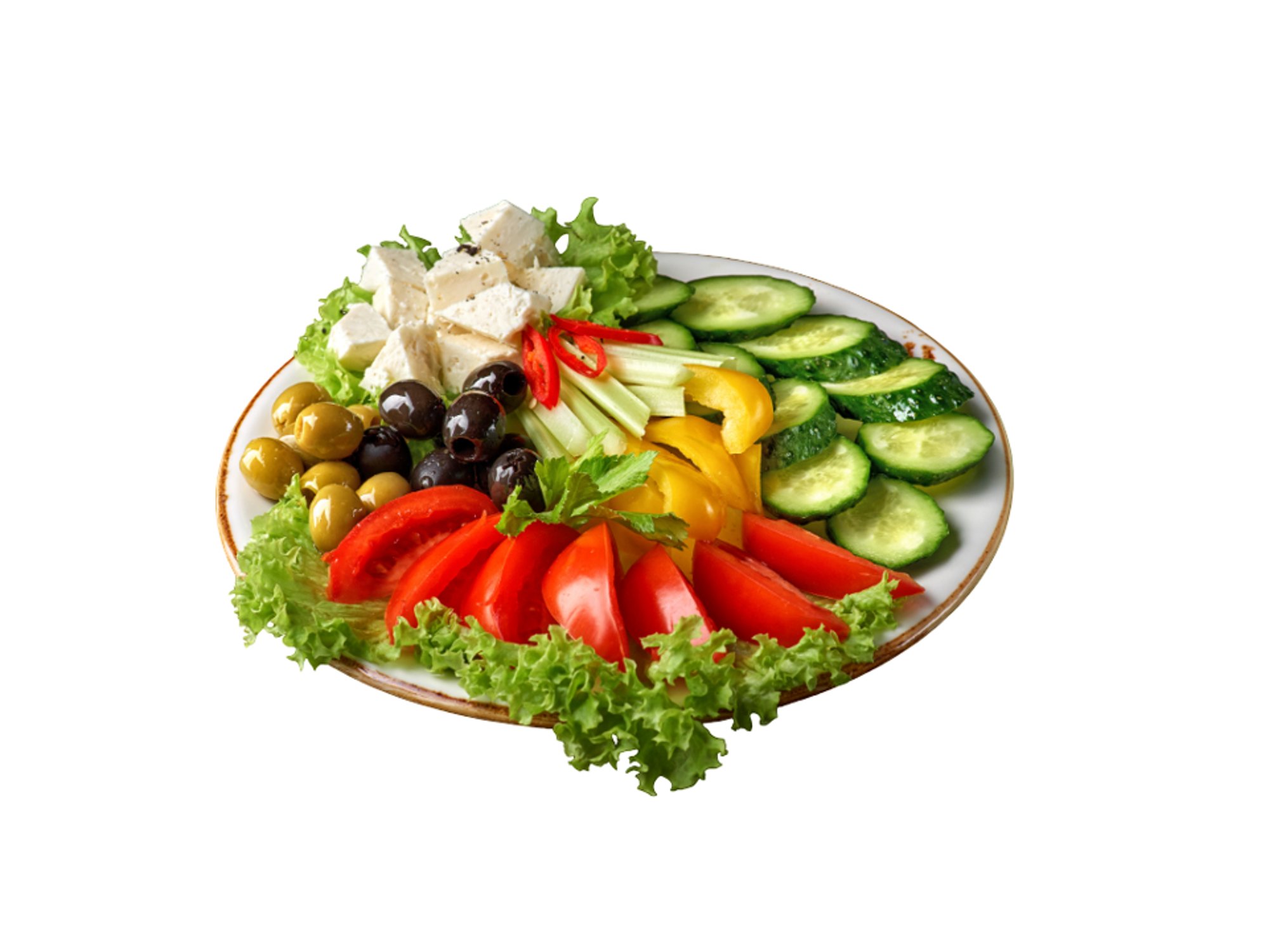Half Vegetable Crudite