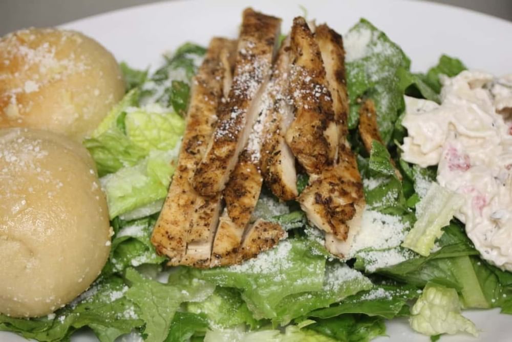 Grilled or Cajun: Chicken Caesar Salad