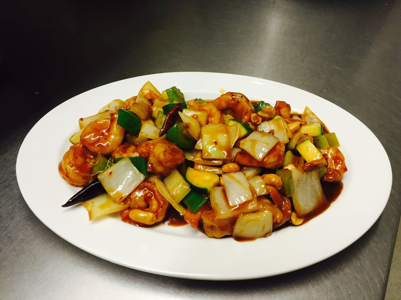 Kung Pao Prawns