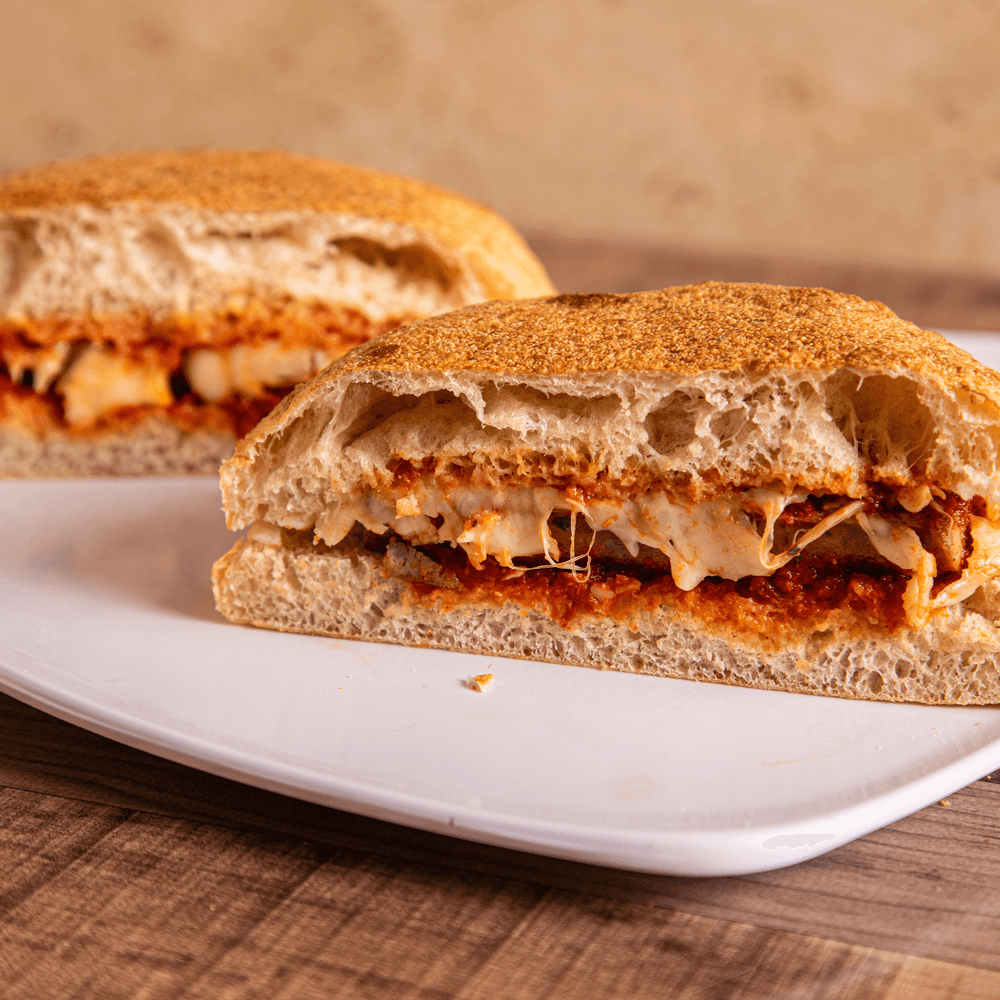 Sausage Parmigiana Sandwich