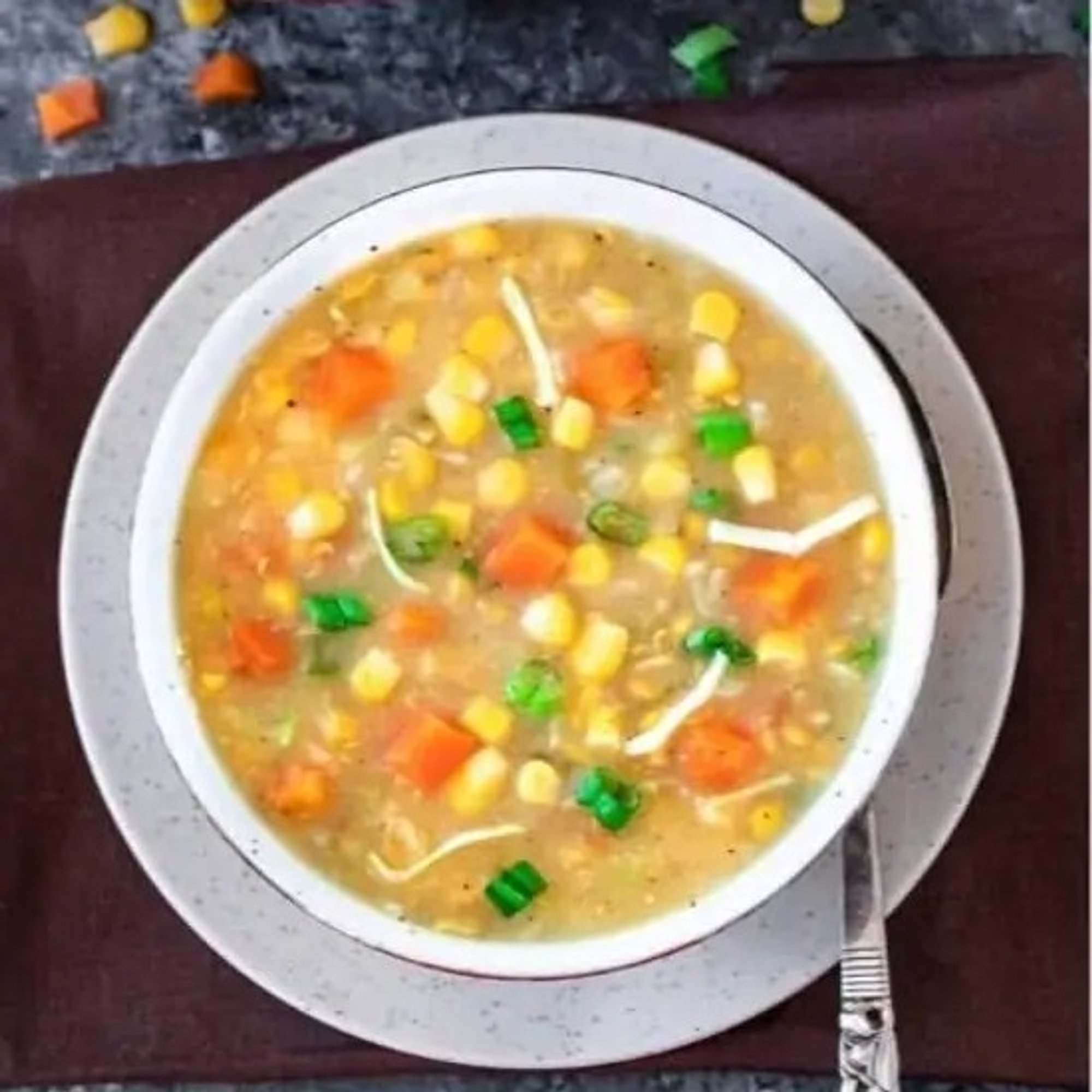 Sweet Corn Delight Soup