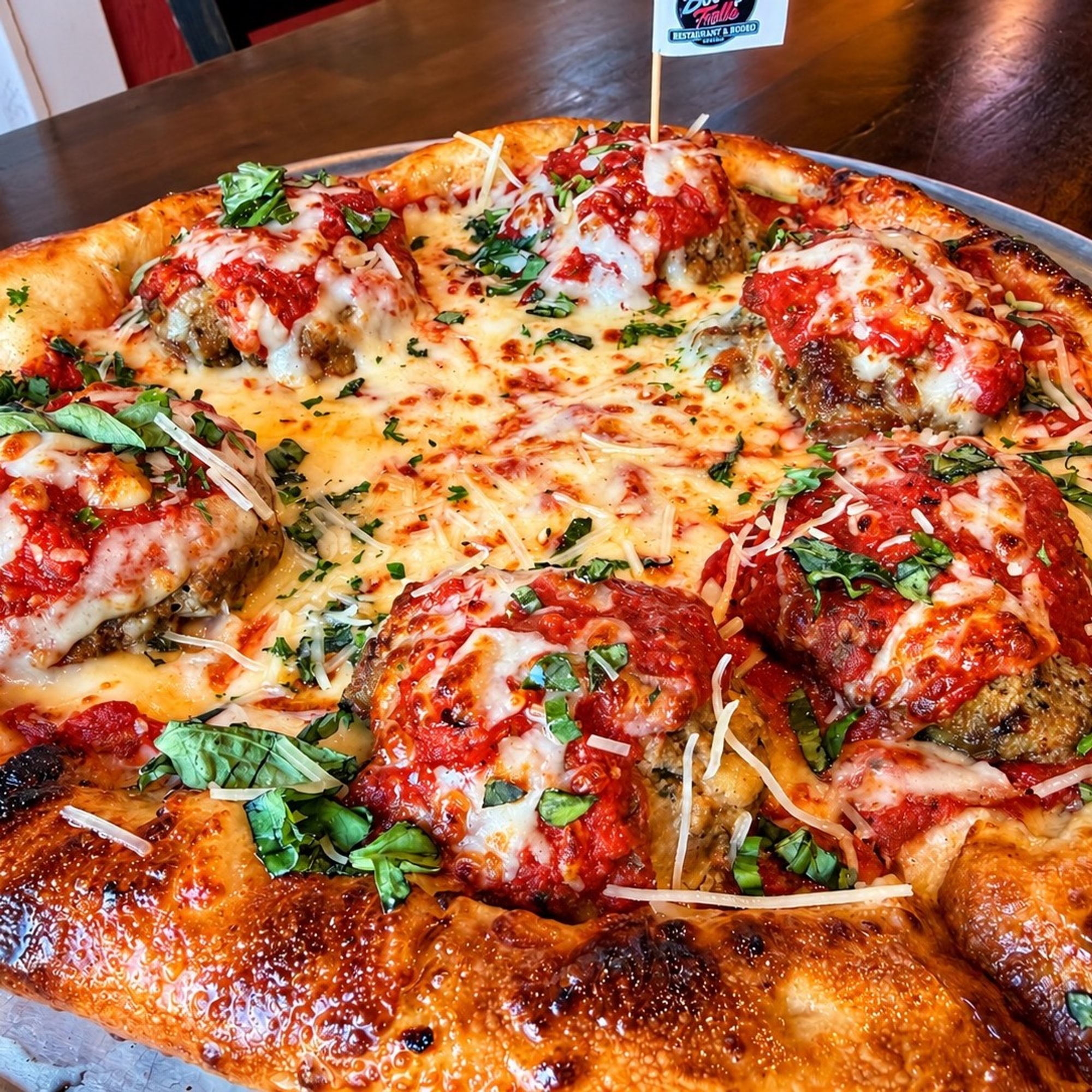 Meatball Pizza (Monument)