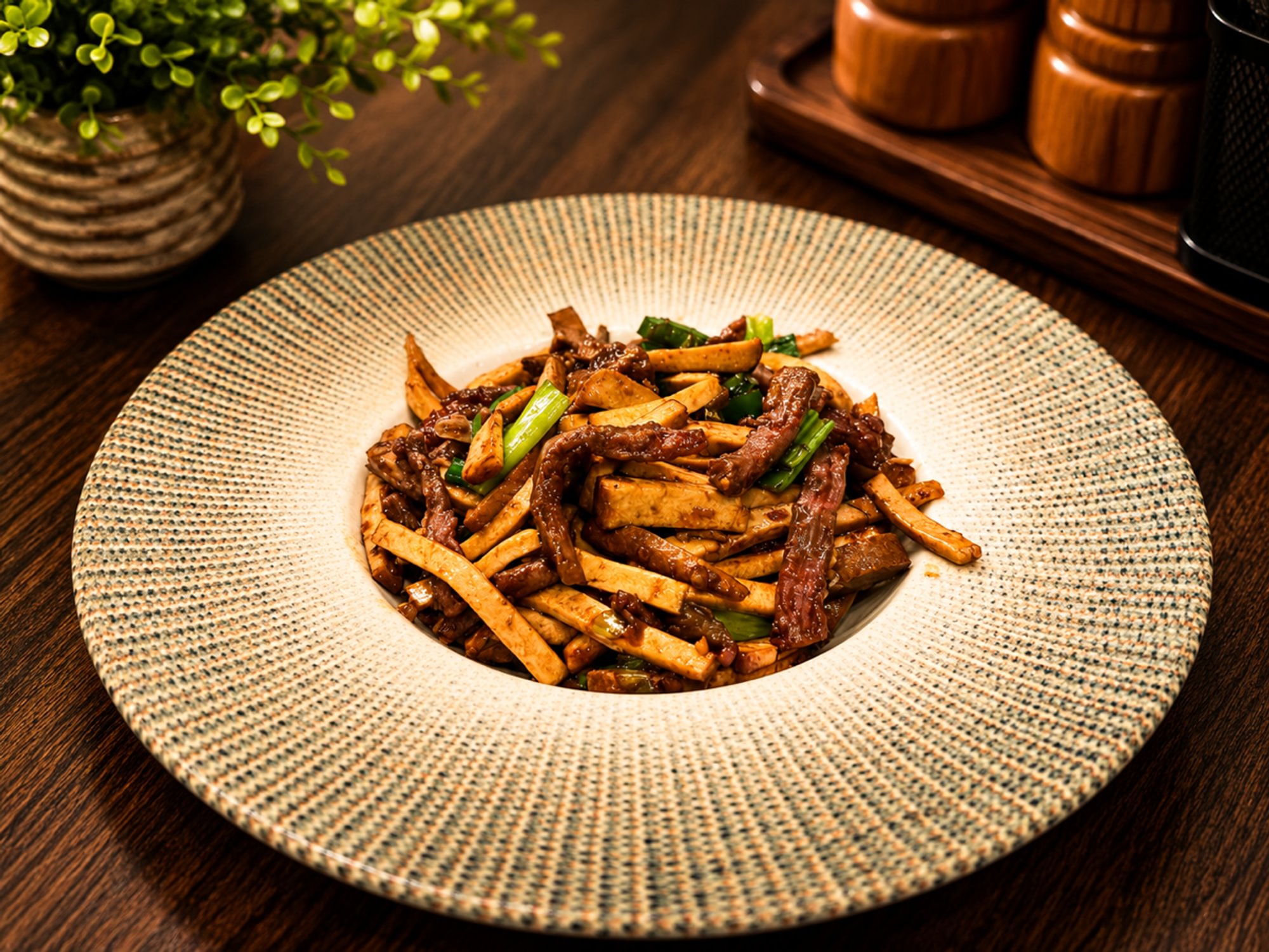 Shredded Beef with Dried Tofu / 香干牛肉丝
