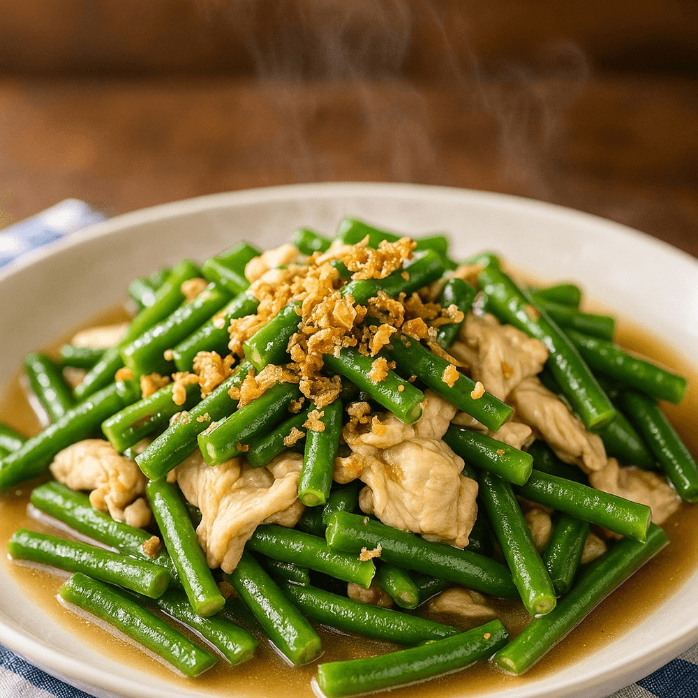 Garlic green bean
