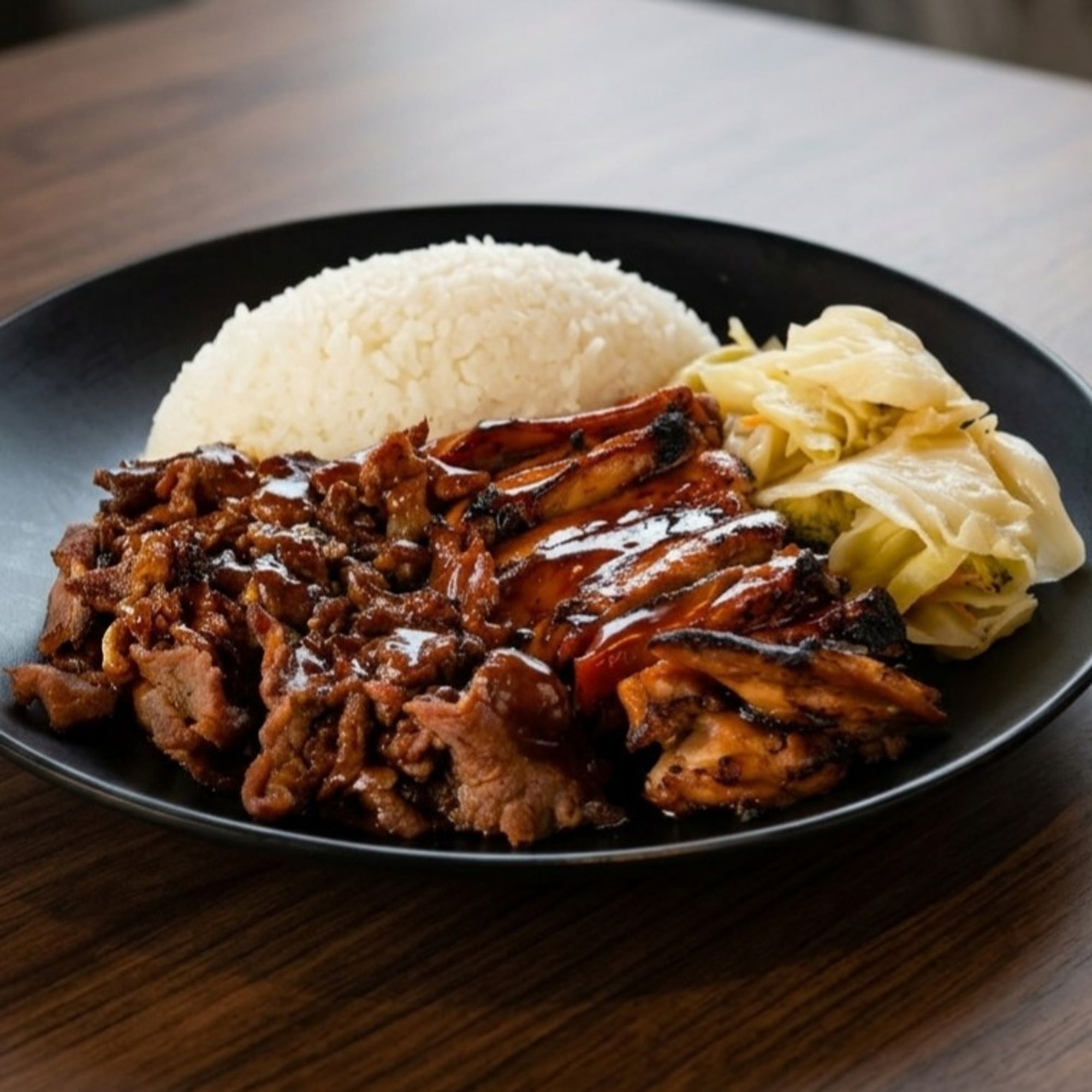 Teriyaki Chicken with Pork