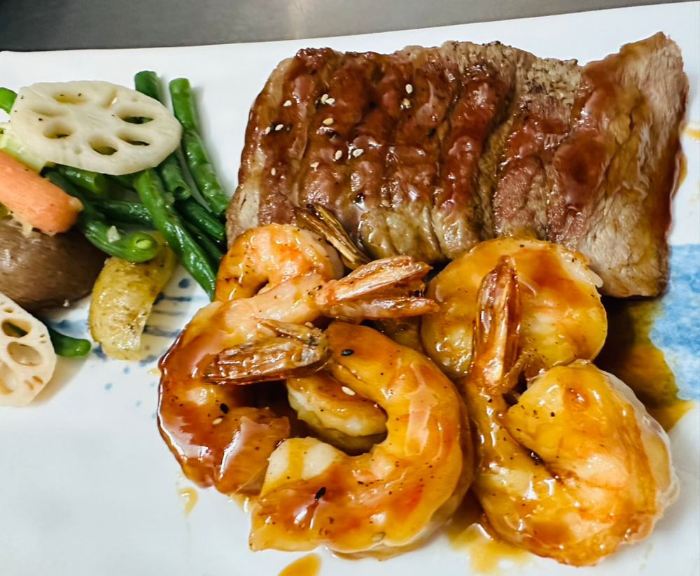 Shrimp & Beef Teriyaki