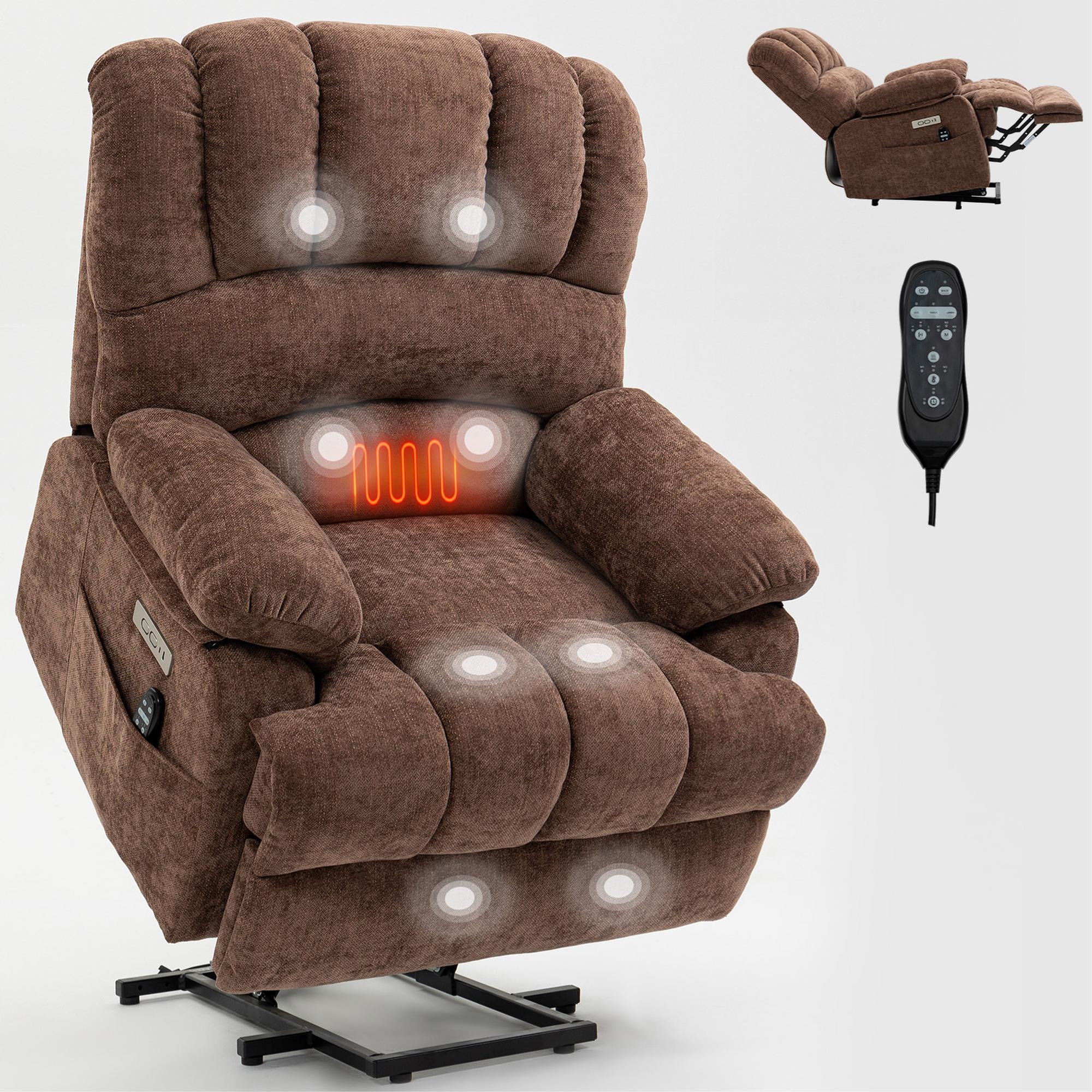 Harmony Power Lift Recliner - Brown