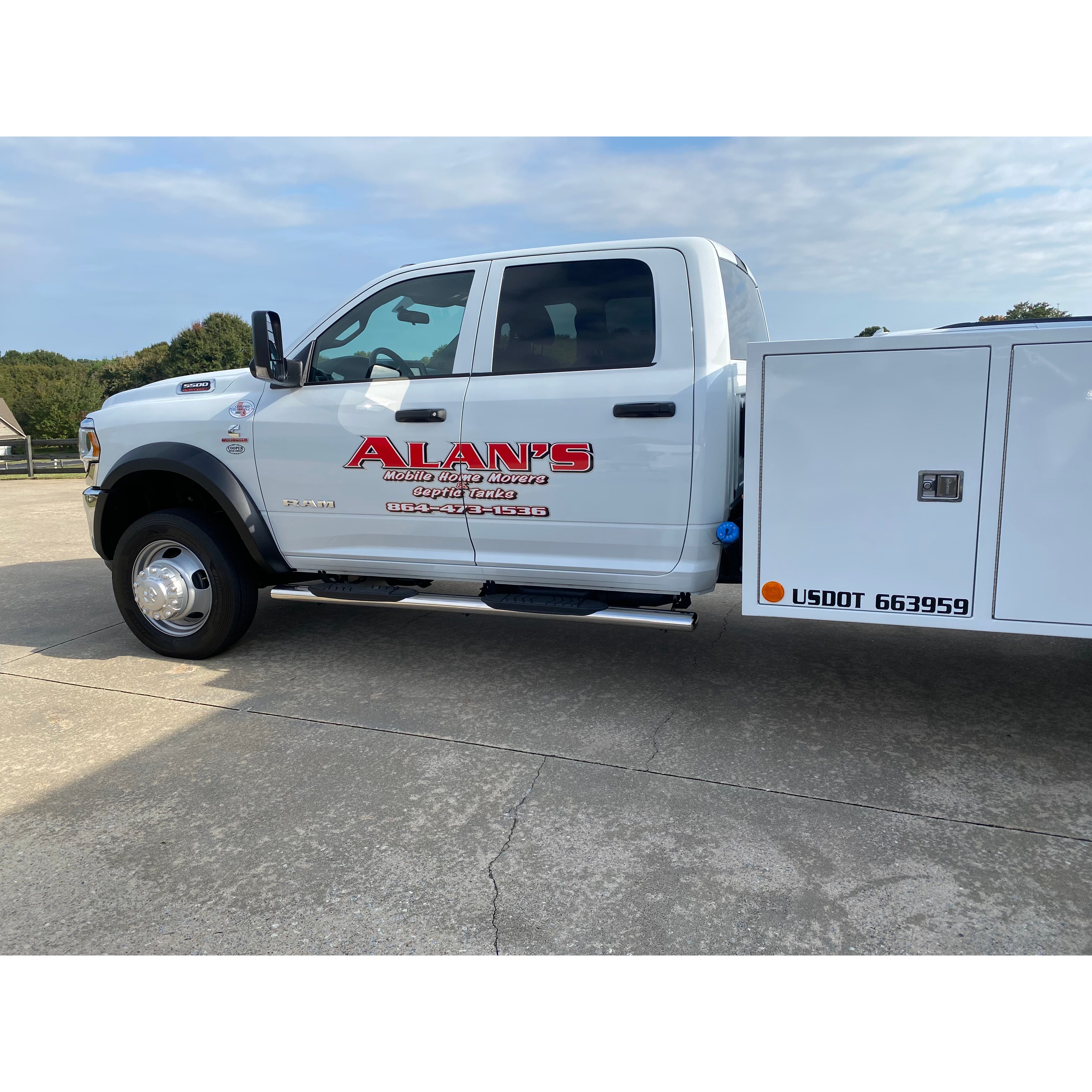 Alan's Mobile Home Movers And Septic Tanks, Inc